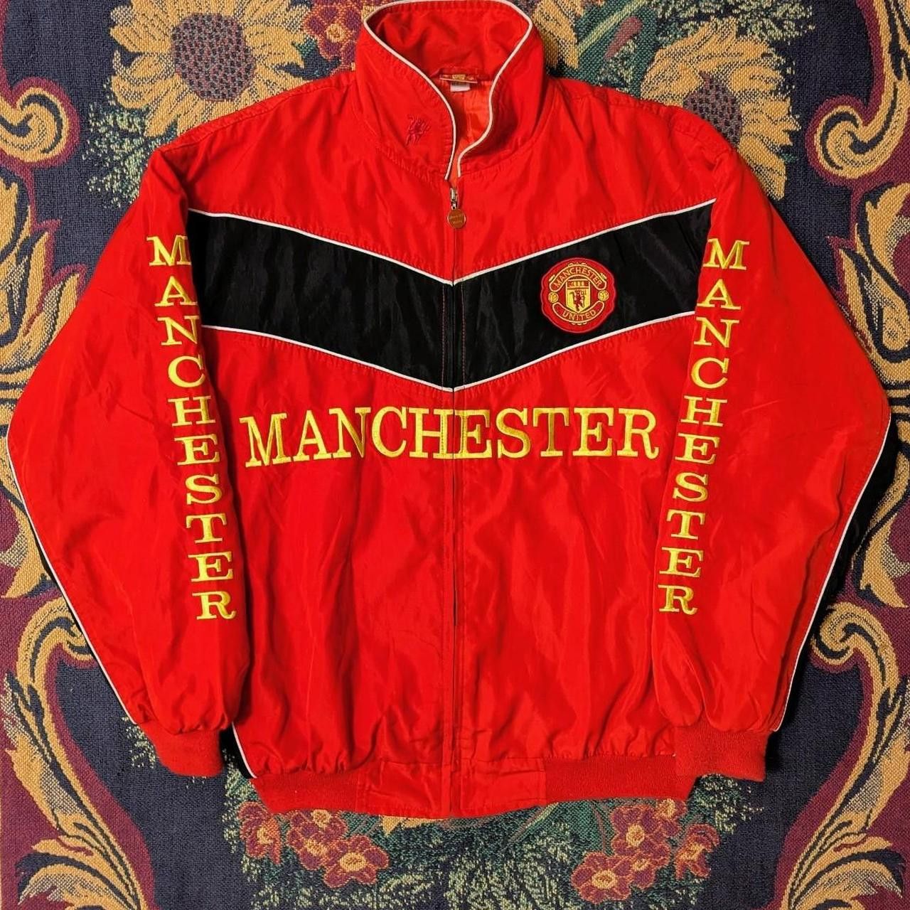 Other Manchester United Embroidered Bomber Jacket Size US L / EU 52-54 / 3 - 1 Thumbnail