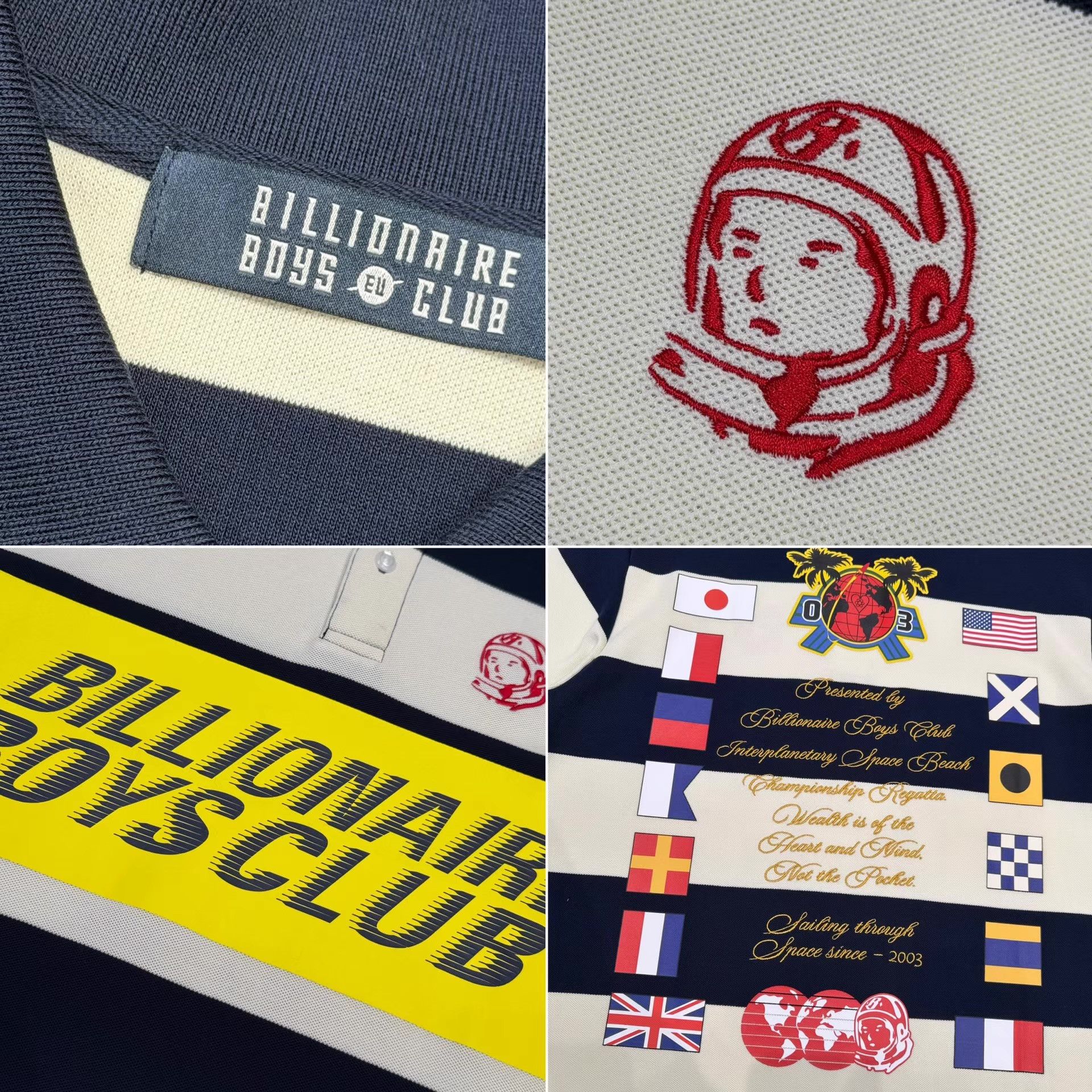 Billionaire Boys Club BBC Short Sleeve Polo Shirt Q5 Size US L / EU 52-54 / 3 - 3 Thumbnail