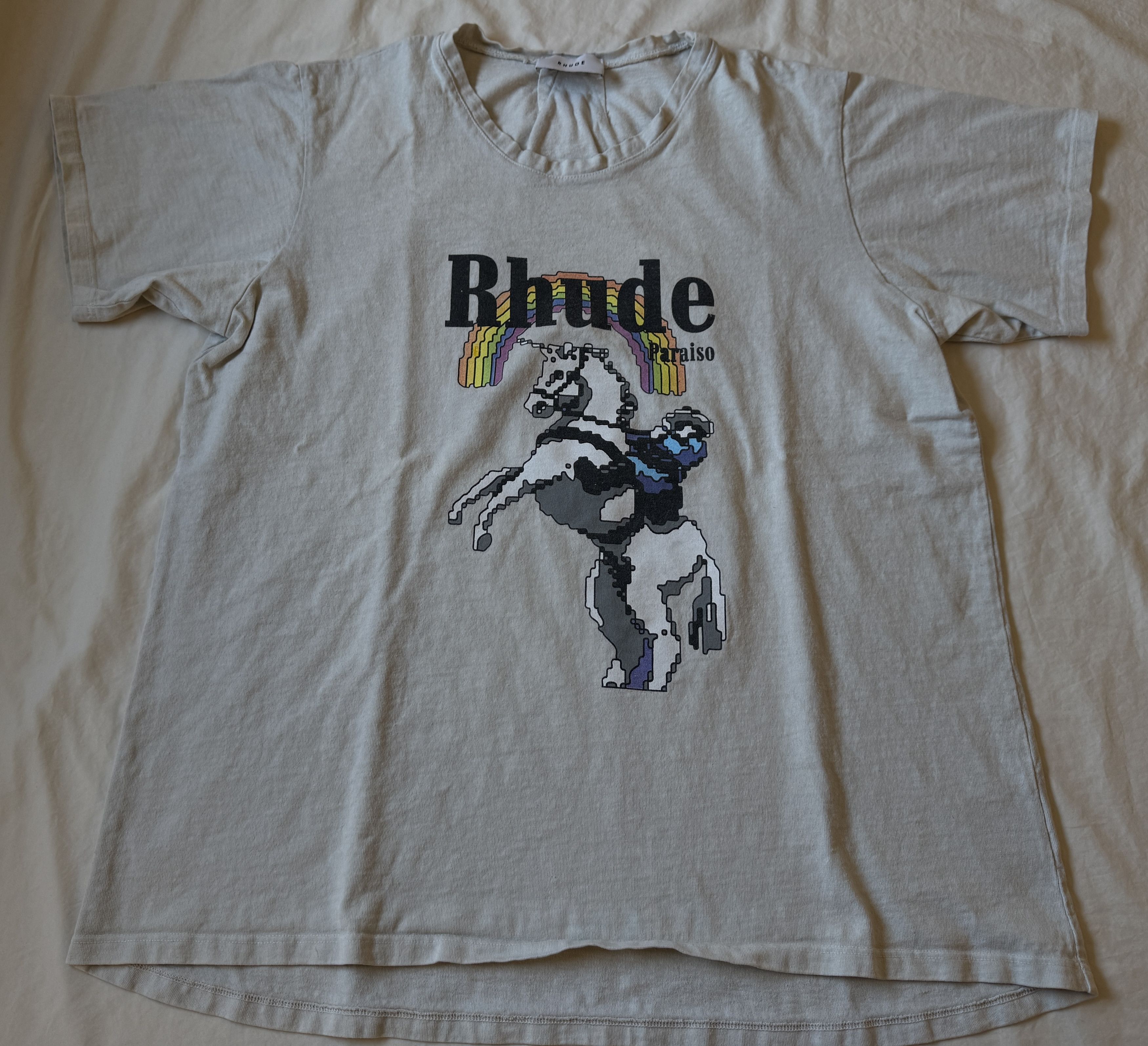 Rhude Rhude unicorn logo tee - Men's S Size US S / EU 44-46 / 1 - 1 Thumbnail