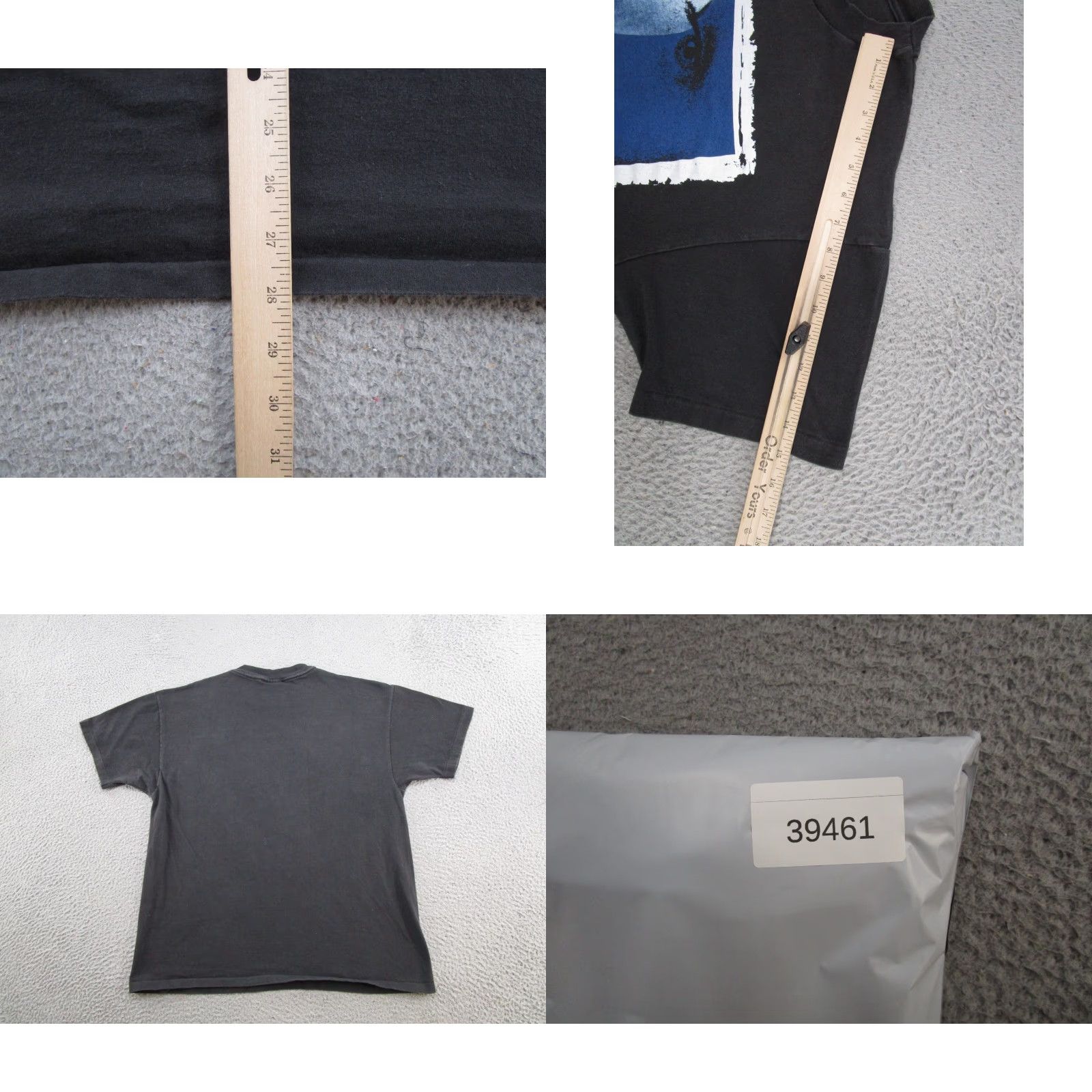 Hanes VINTAGE Garth Brooks XL T-Shirt 1990s Black Hanes Beefy-T Crew Neck Short Sleeve Men 90s Garbh Brooks Graphic Theme 90s Concert Logo Size US XL / EU 56 / 4 - 8 Thumbnail