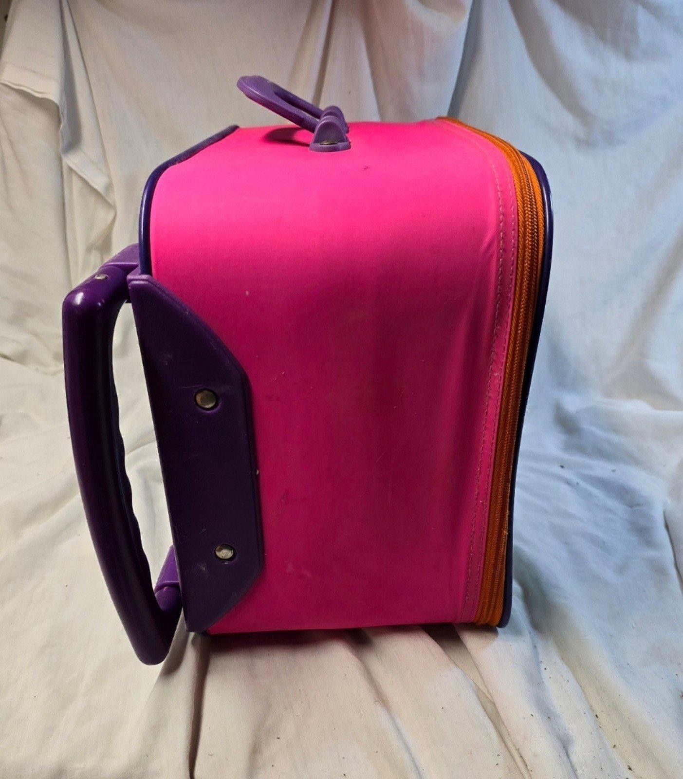 Designer Vintage 90’s Lisa Frank Rolling Luggage Tote Bag (15”x11”) Size ONE SIZE - 2 Thumbnail