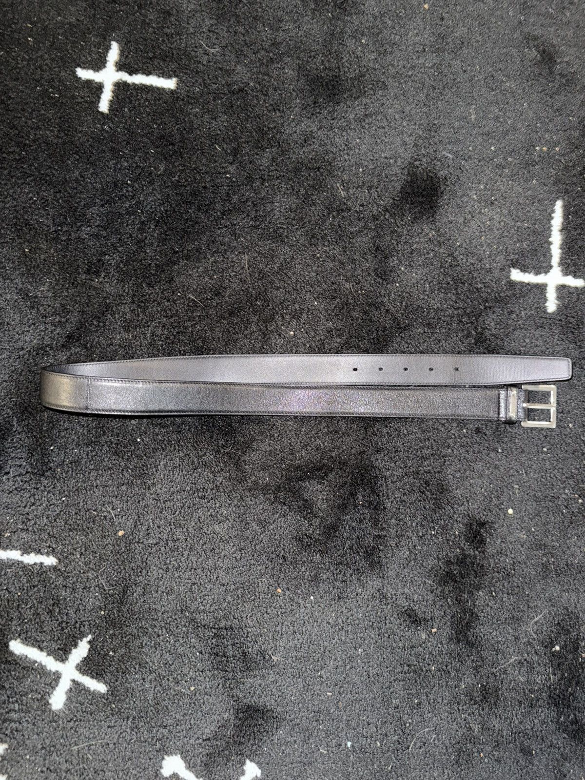 Saint Laurent Paris SOLDDDSAINT LAURENT LEATHER BELT Size 32 - 2 Thumbnail