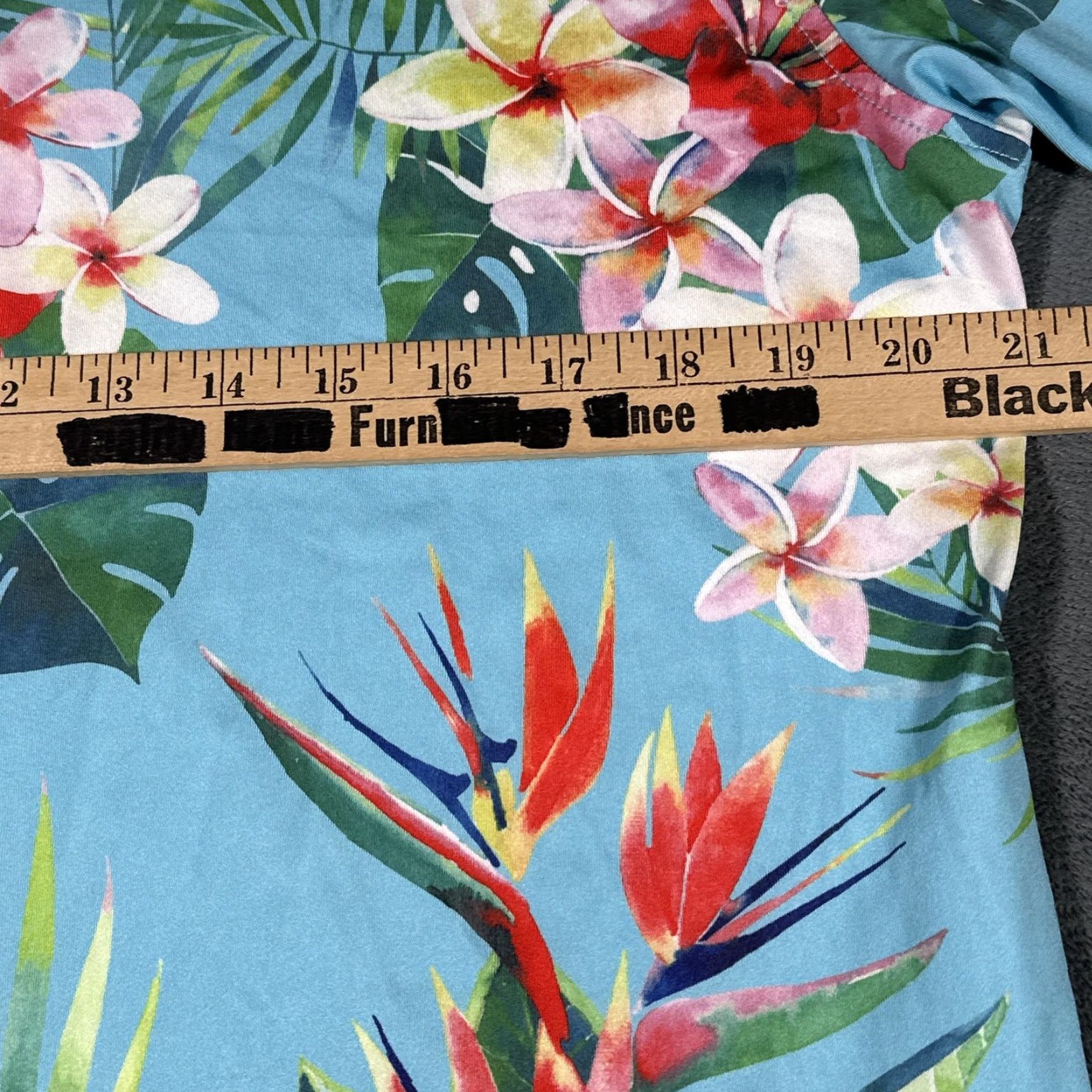 Vintage DEOLAX Polo Shirt Mens Medium Blue Tropical Floral Hawaiian Stretch Golf Aloha Size US M / EU 48-50 / 2 - 4 Thumbnail