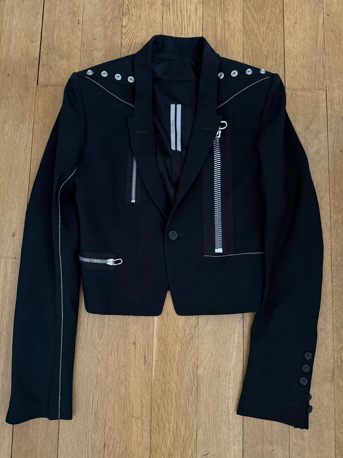 Rick Owens FW25 Alice studded blazer Size 46R - 2 Thumbnail