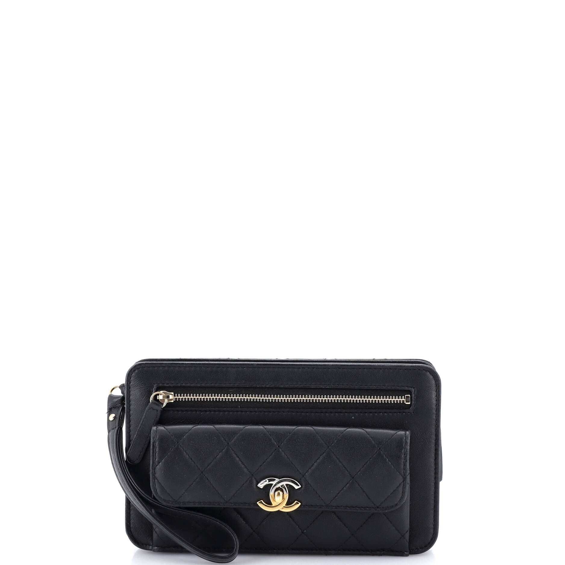 Chanel Front Pocket Clutch with Chain Size ONE SIZE - 1 Thumbnail
