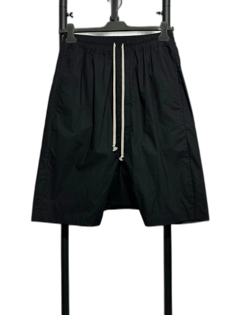 rick owens black shorts 48