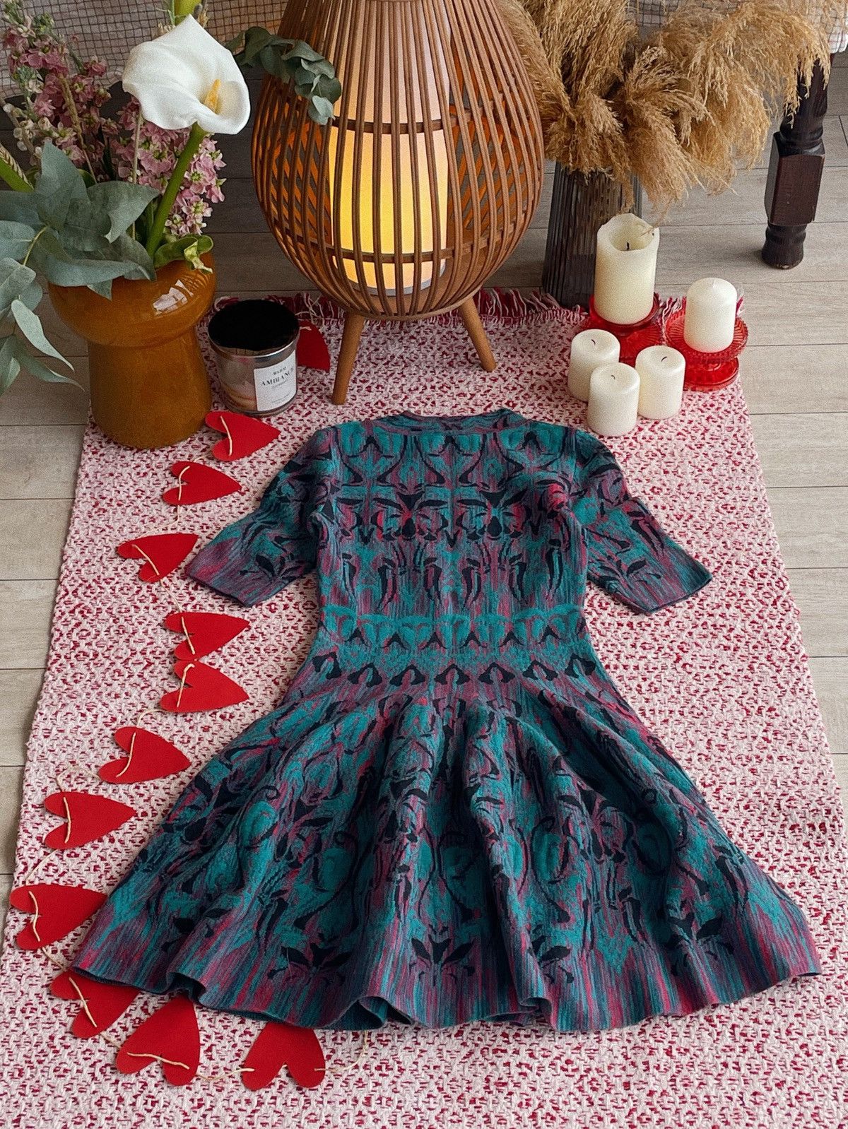 Missoni Missoni Blue Abstract Knit Dress Size M / US 6-8 / IT 42-44 - 9 Thumbnail