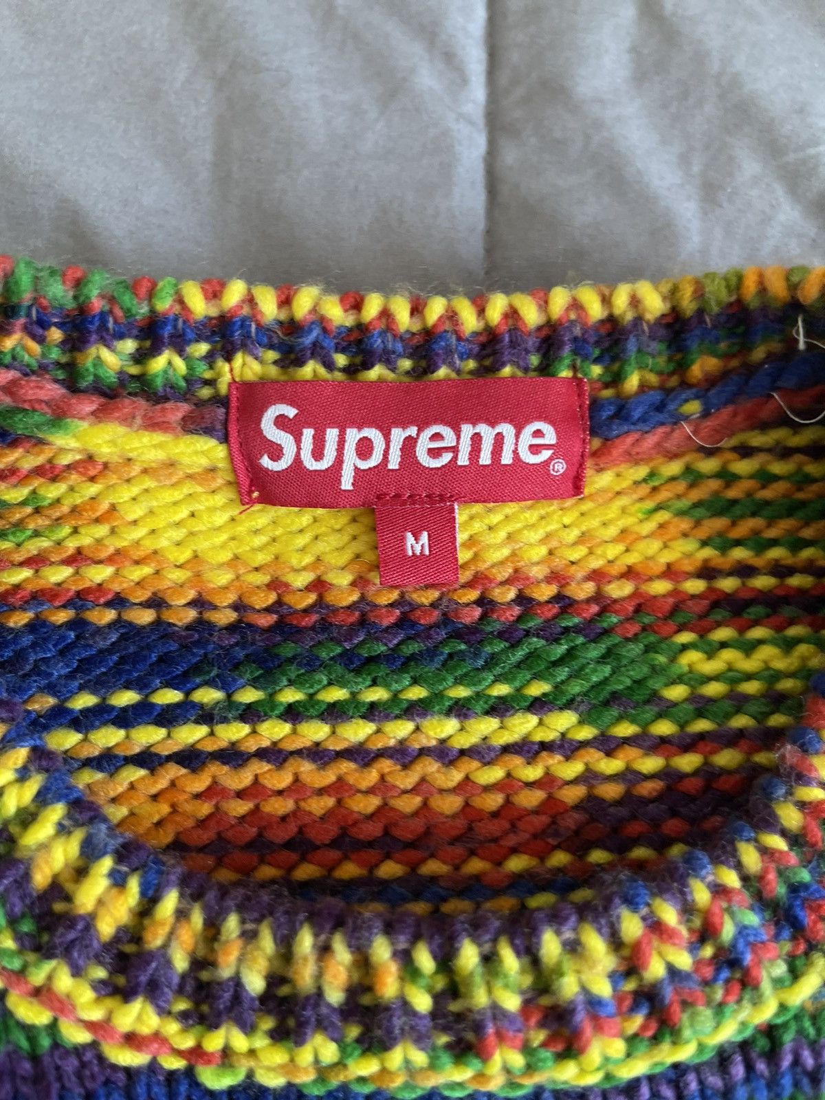 Supreme Supreme Static Sweater FW20 Size US M / EU 48-50 / 2 - 2 Thumbnail