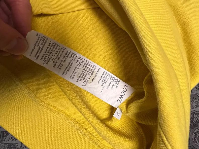 Loewe LOEWE Yellow Logo hoodie Size XS / US 0-2 / IT 36-38 - 4 Thumbnail