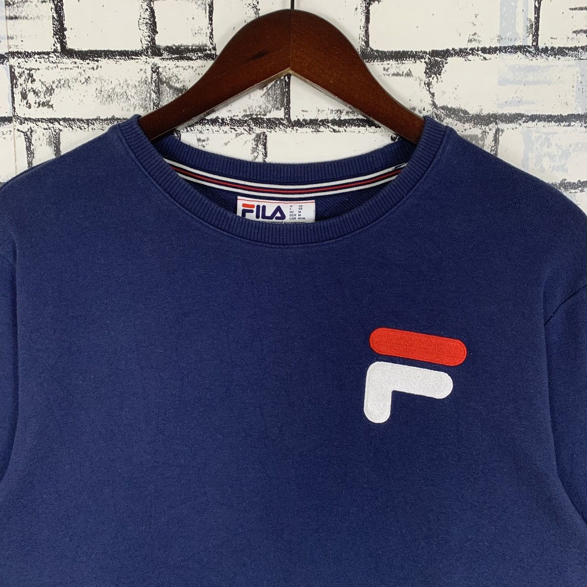 Designer × Fila × Vintage Vintage Fila Sweatshirt Small Logo Embroidered Size Medium Size US M / EU 48-50 / 2 - 3 Thumbnail