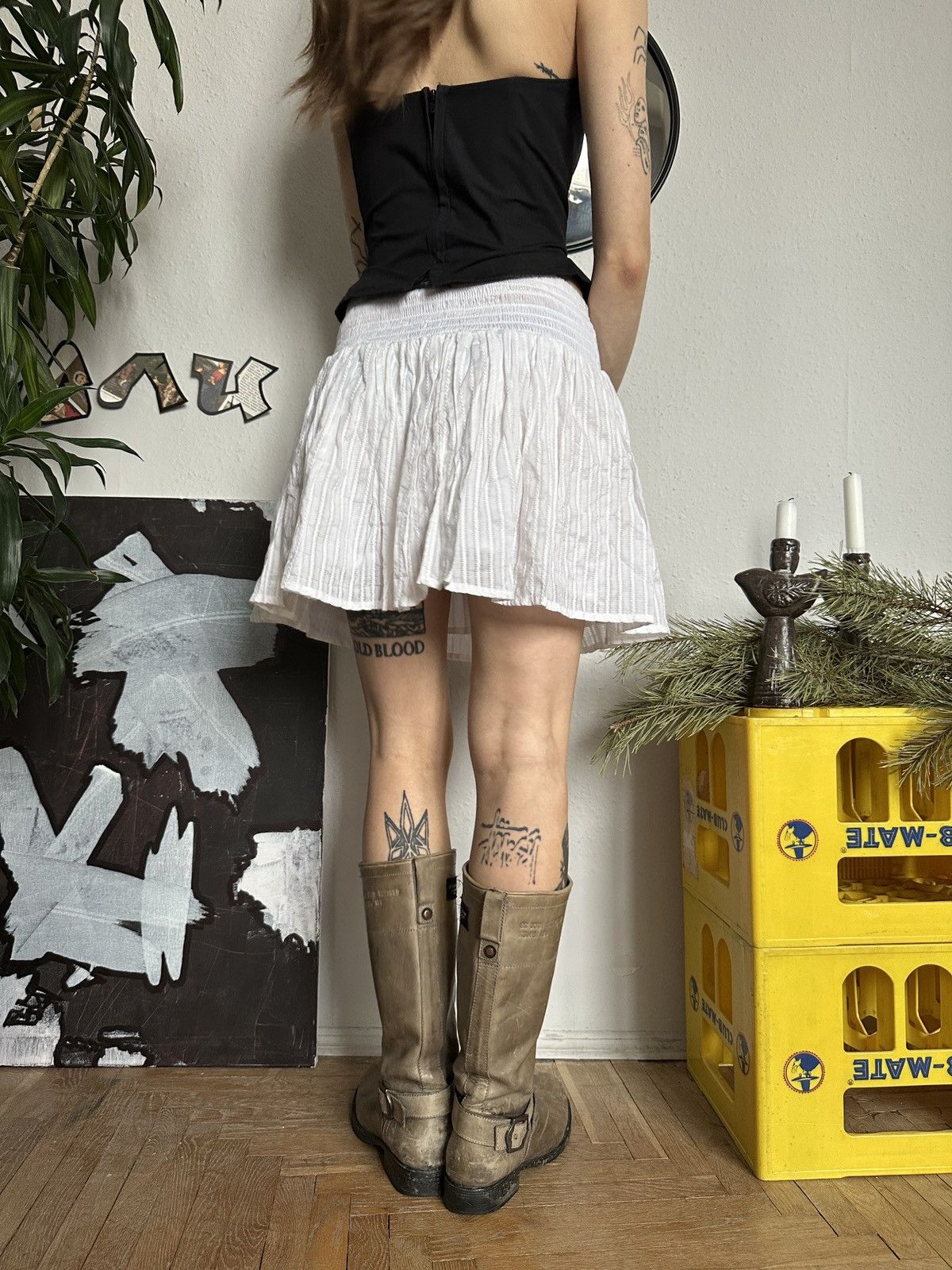 Japanese Brand × Seditionaries Cute Baby Doll Big Waistband Ruffle Coquette Core Mini Skirt Size 32" / US 10 / IT 46 - 5 Thumbnail
