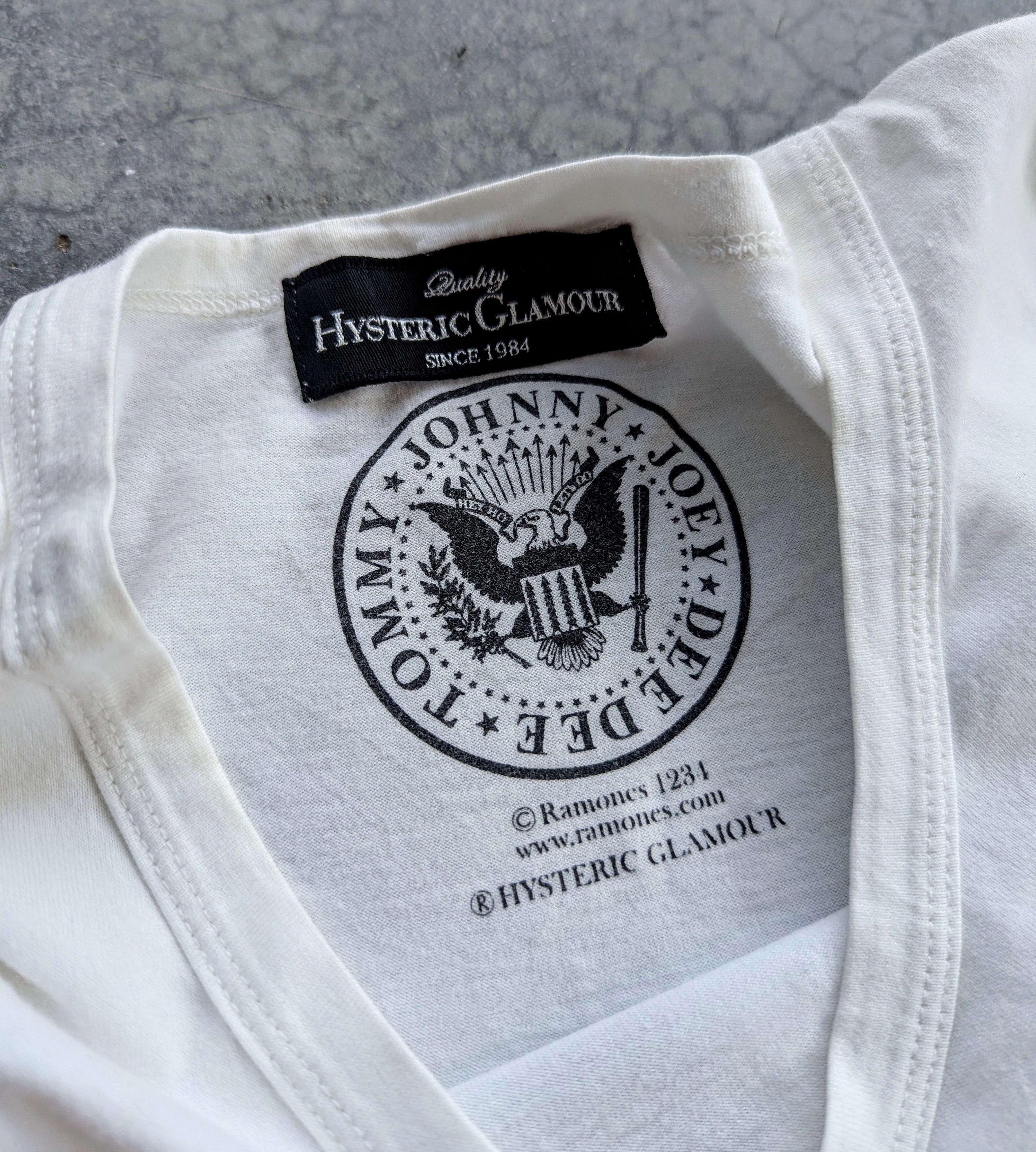 Hysteric Glamour Hysteric Glamour x Ramones Photo Tshirt Size US L / EU 52-54 / 3 - 3 Thumbnail