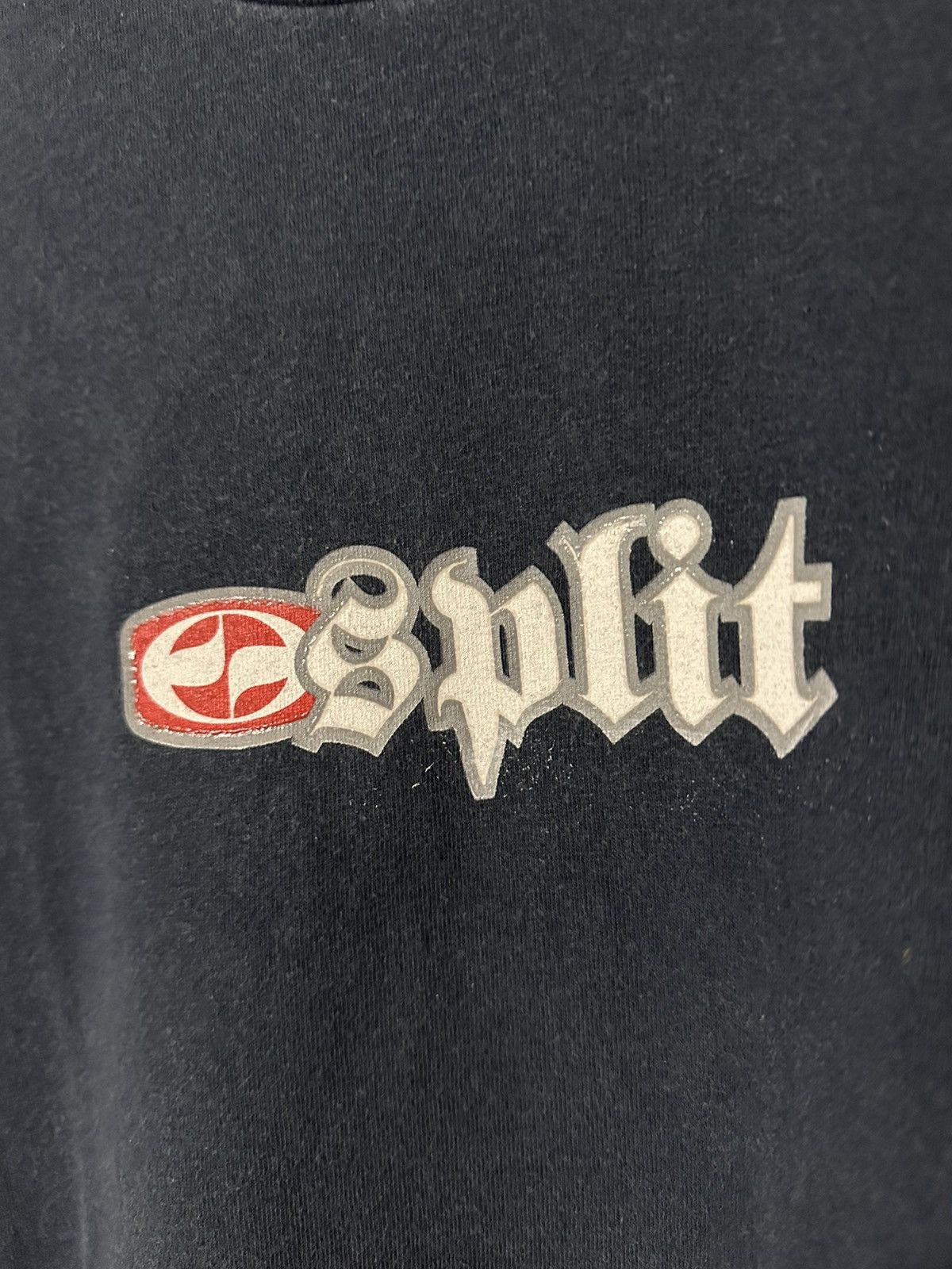 Split RARE💫VTG Split Skateboarding Faded Tee Size US XL / EU 56 / 4 - 6 Thumbnail