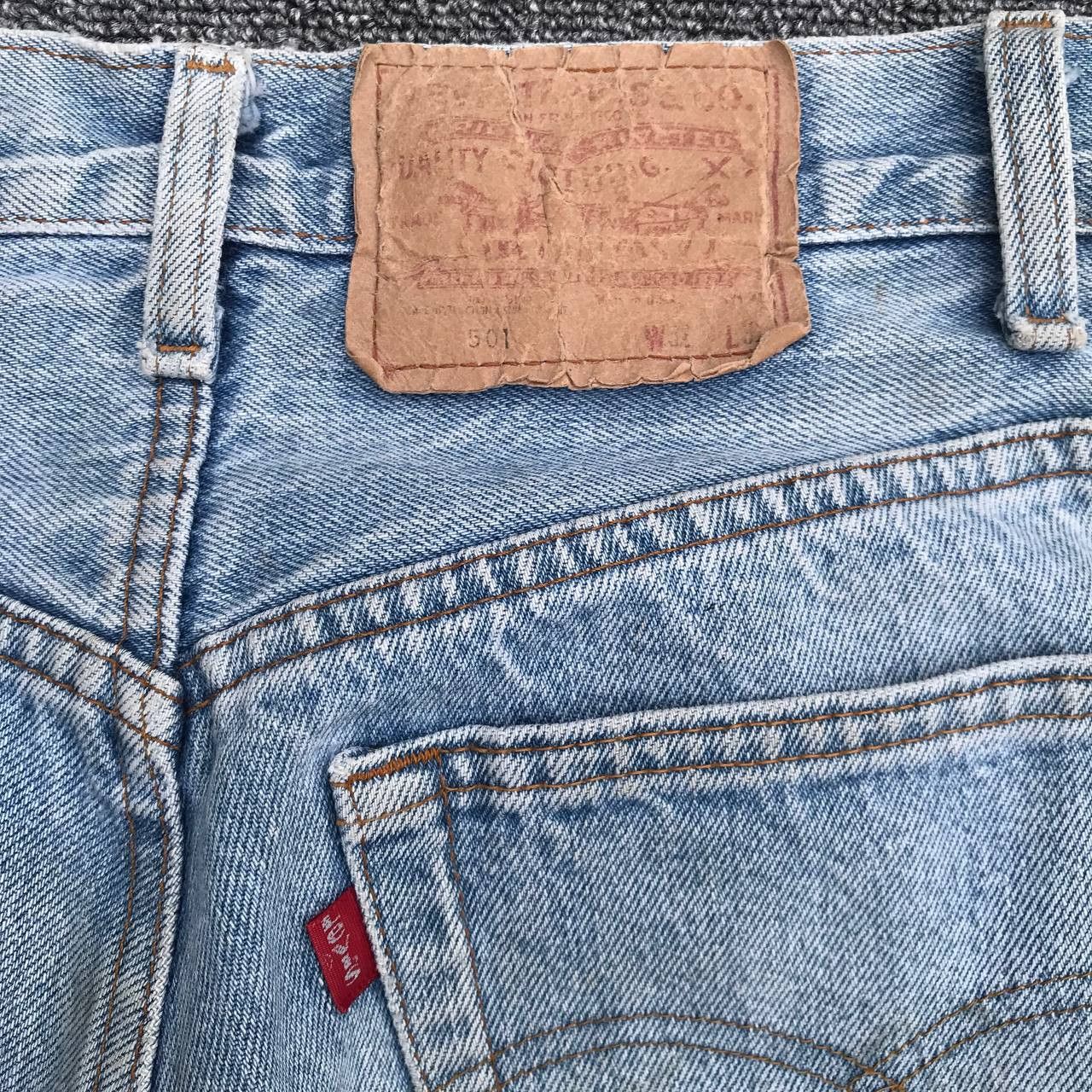 Levi's Vintage Clothing × Vintage Vintage Levis 501 USA 80s lightwash dirty wash W29x28 inch Size US 29 - 11 Thumbnail