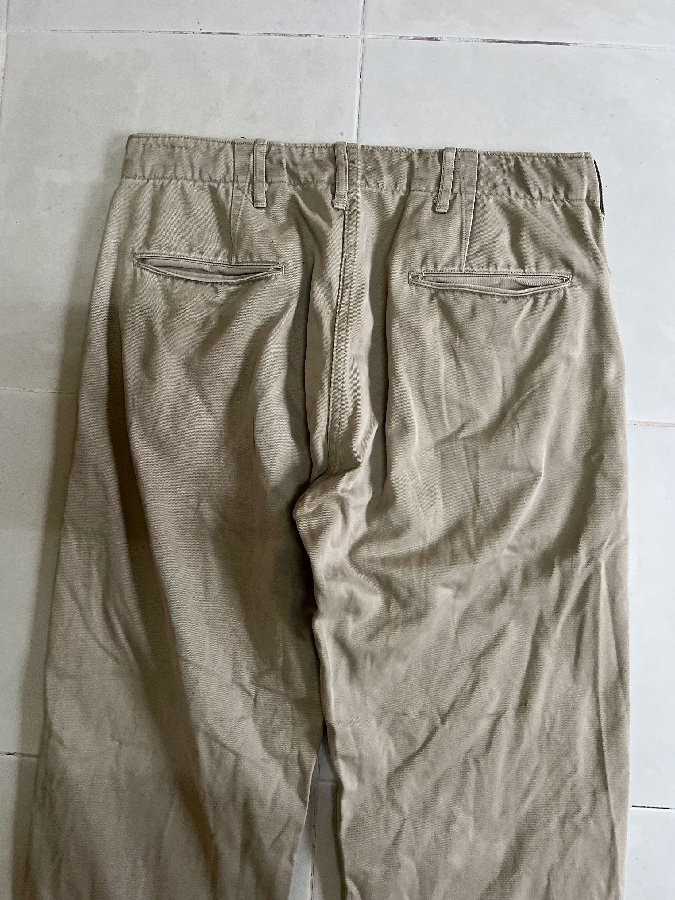 Buzz Rickson's × Japanese Brand × Toyo Enterprises Buzz Rickson Military Chinos Slim Straight Fit Size US 29 - 7 Thumbnail