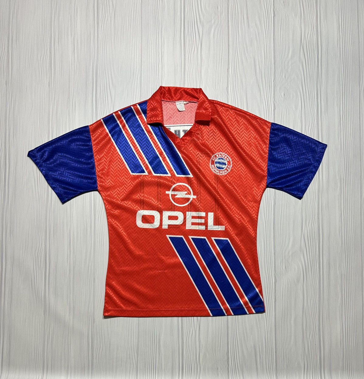 Vintage Vintage # 10 Matthaus FC Bayern Munchen Opel T-Shirt Jersey Size US L / EU 52-54 / 3 - 1 Thumbnail
