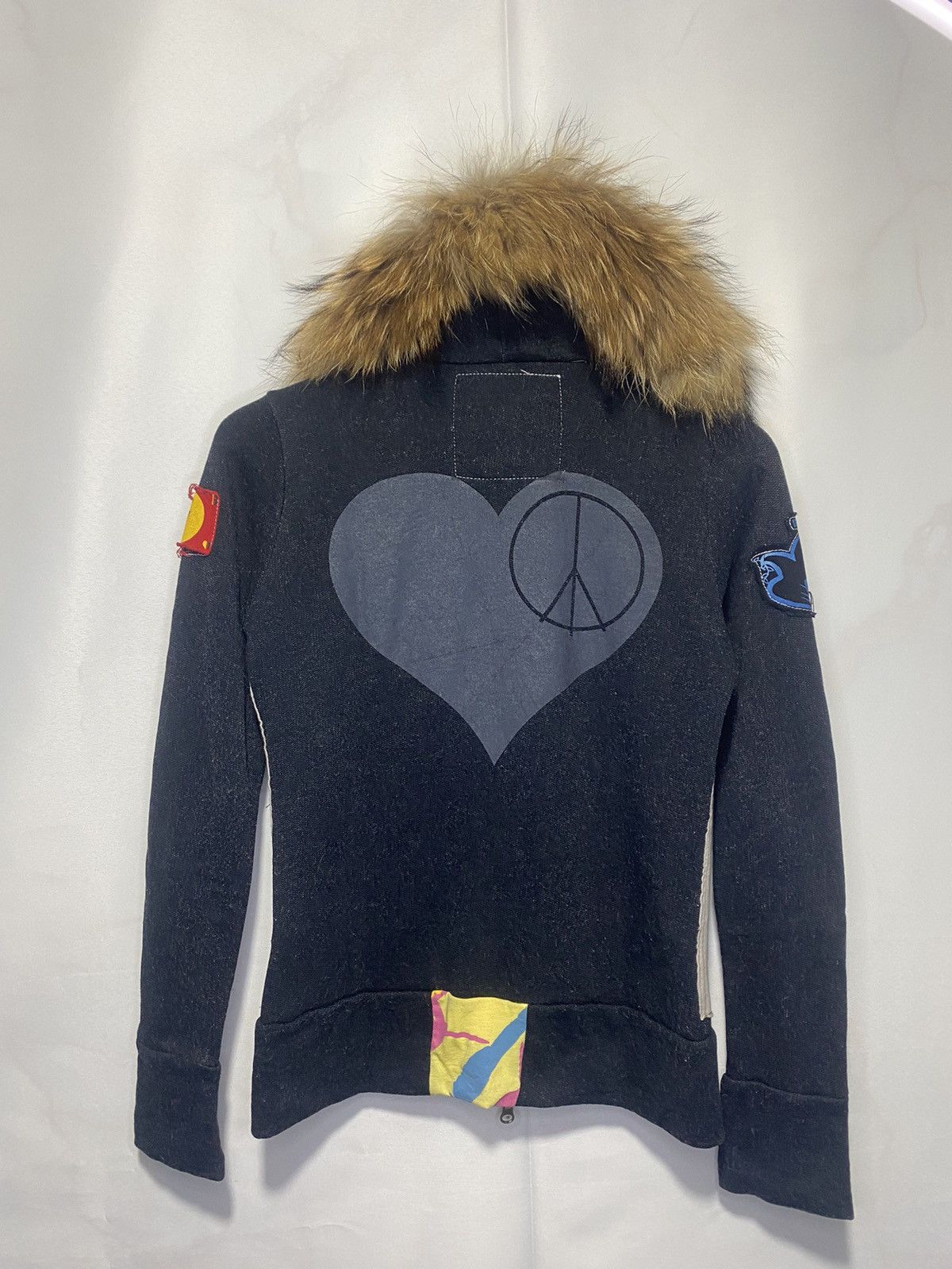 Rolland Berry Colur × Vintage Rolland Berry Colur Reconstructed fur hoodie italy Size US S / EU 44-46 / 1 - 2 Thumbnail