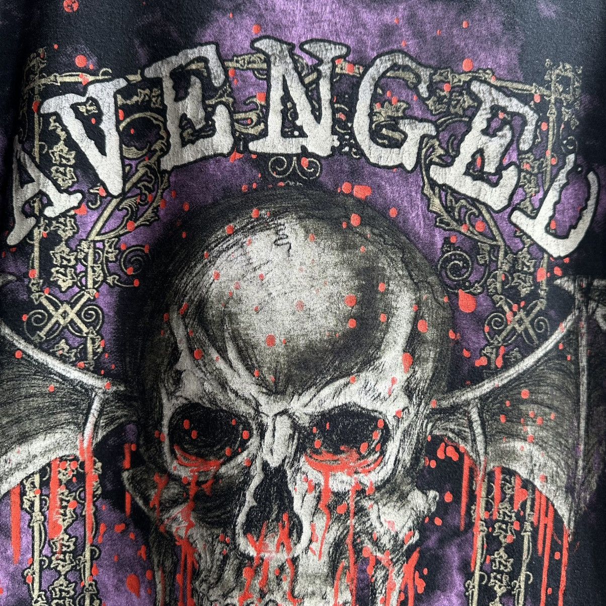 Band Tees × Vintage VINTAGE Y2K AVENGED SEVENFOLD SKULL BAND TEE Size US S / EU 44-46 / 1 - 3 Thumbnail