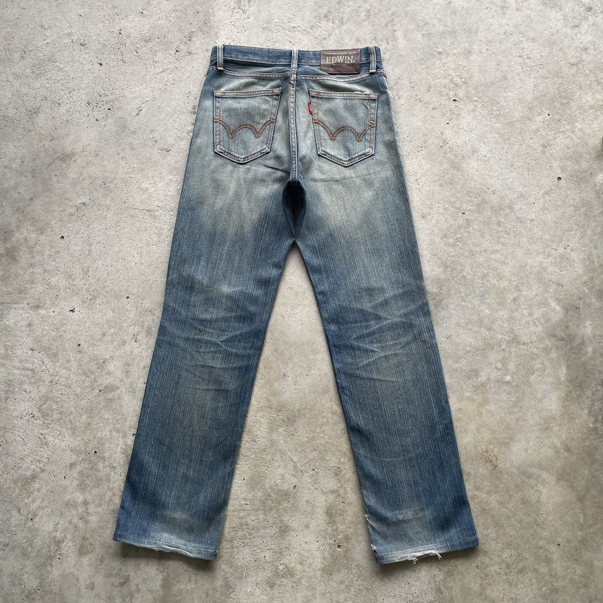 Edwin Vintage Edwin Made In Japan Rusty Faded Jeans Pants Denim Size US 30 / EU 46 - 13 Thumbnail