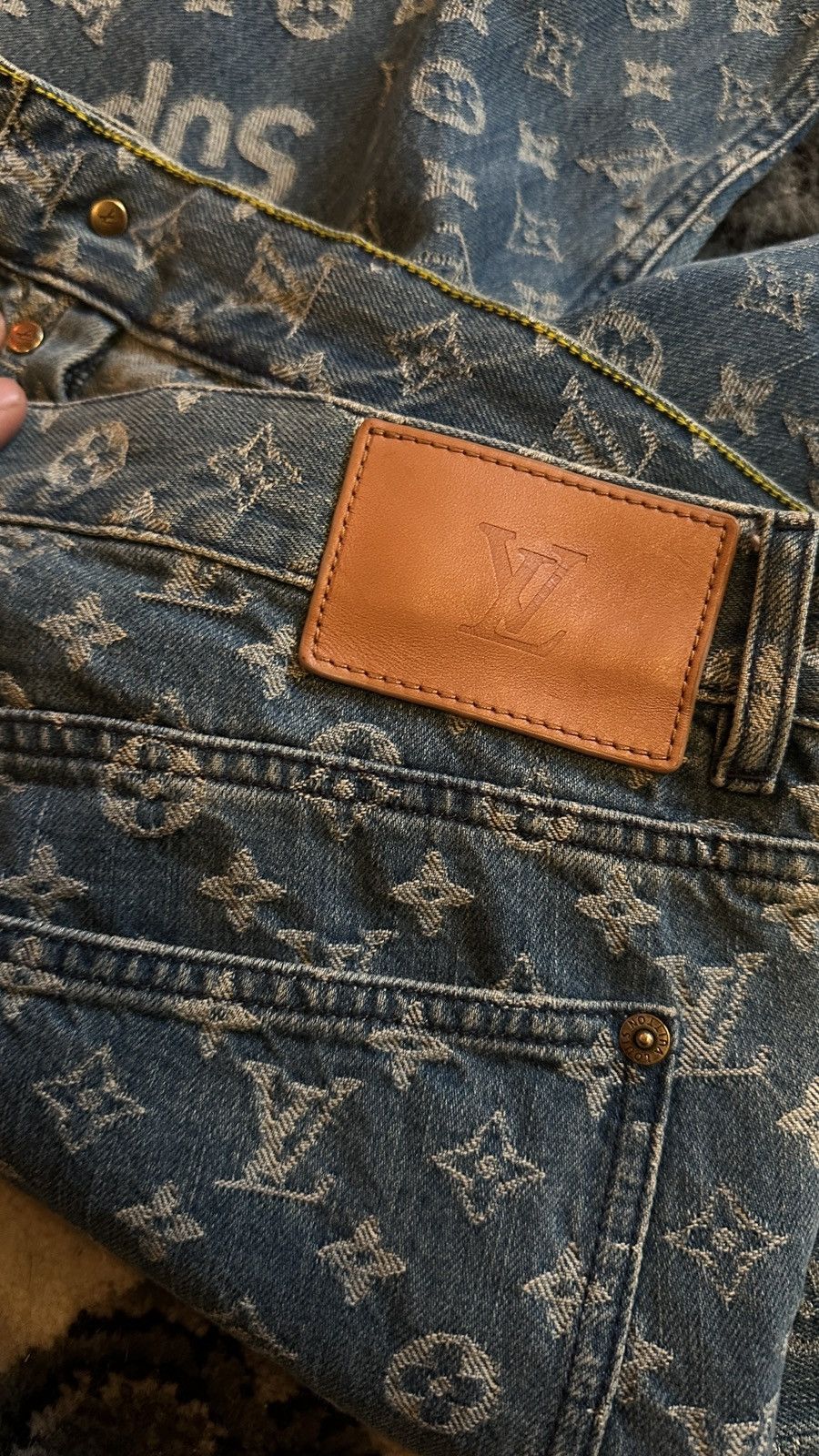 Louis Vuitton × Supreme Louis Vuitton x Supreme Jacquard Denim