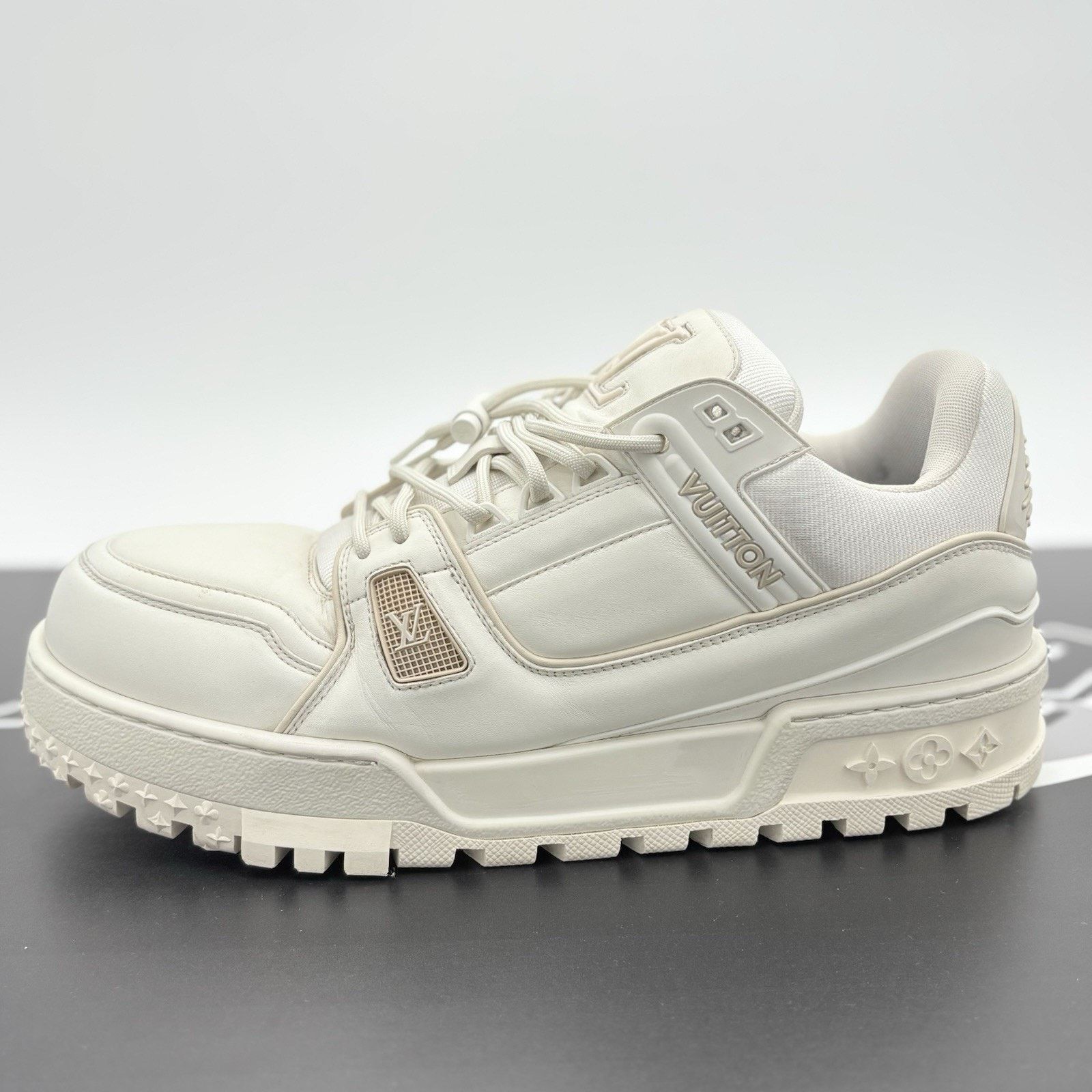 Louis Vuitton Louis Vuitton Maxi Trainer ' White ' | GOOD CONDITION! Size US 11.5 / EU 44-45 - 8 Thumbnail