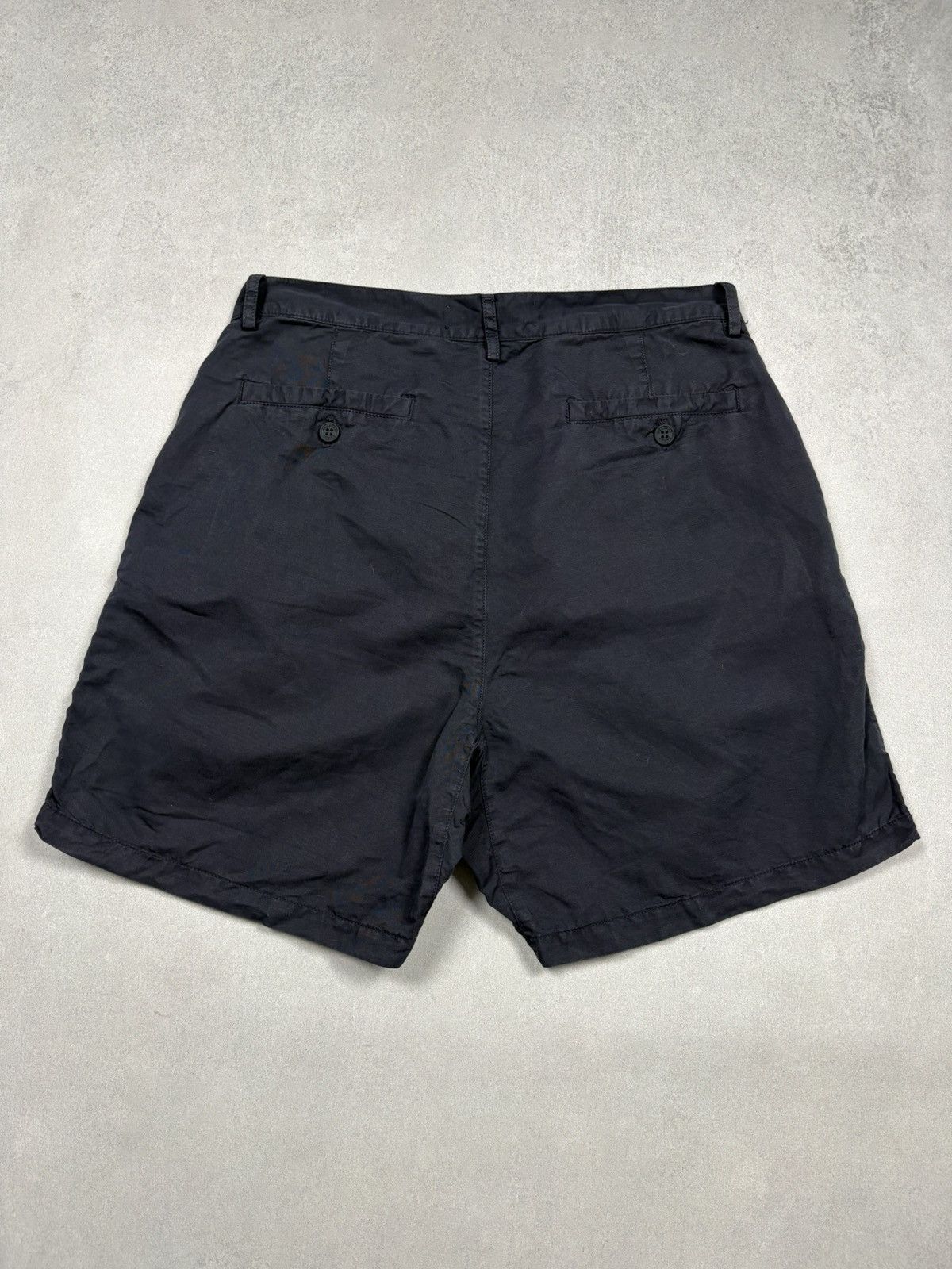 Orlebar Brown Orlebar Brown Tailored Shorts Navy Linen Cotton Portugal 32 Size US 32 / EU 48 - 2 Thumbnail