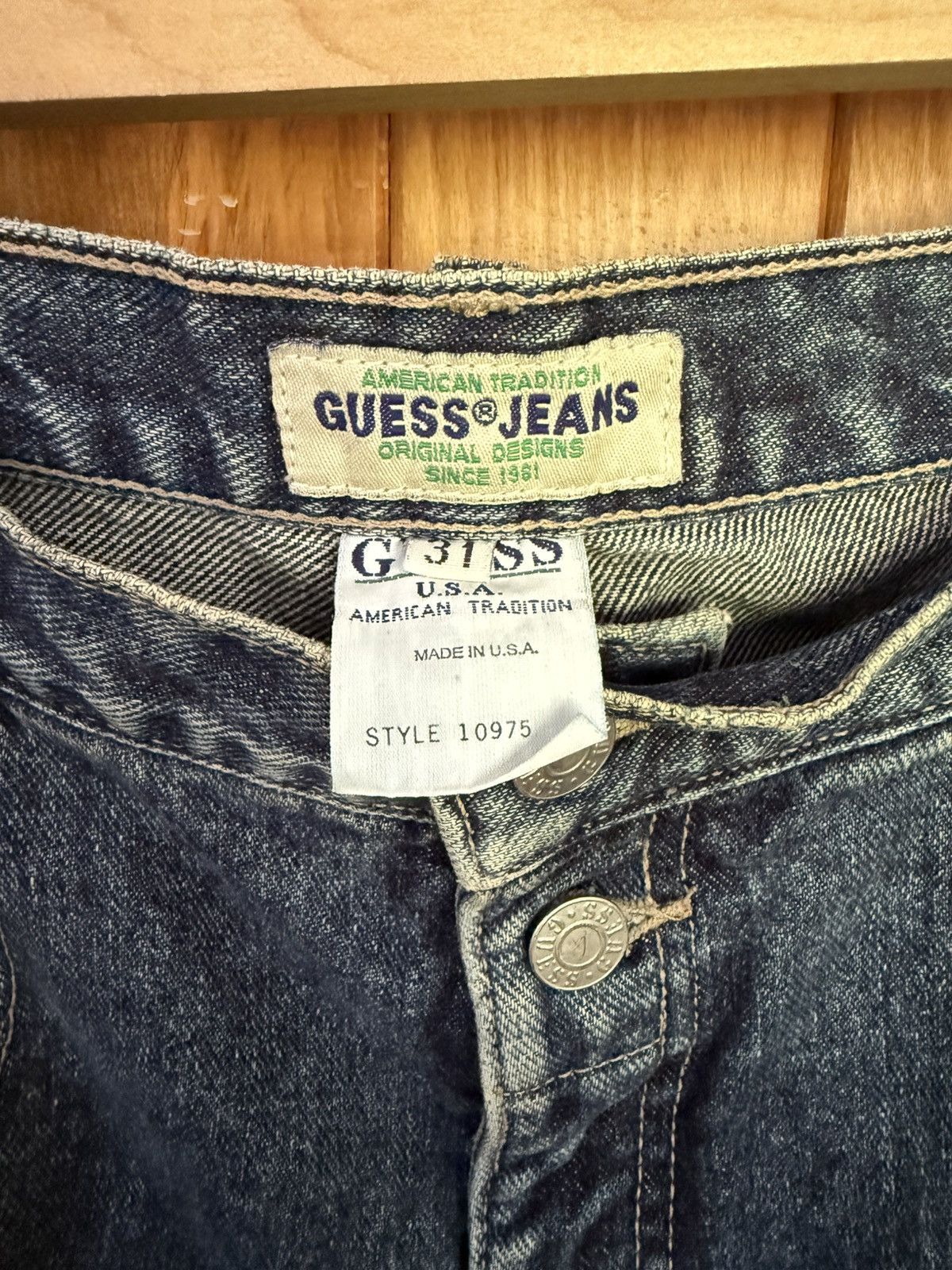 Guess Vintage GUESS Jeans Denim Shorts Size US 31 - 3 Thumbnail