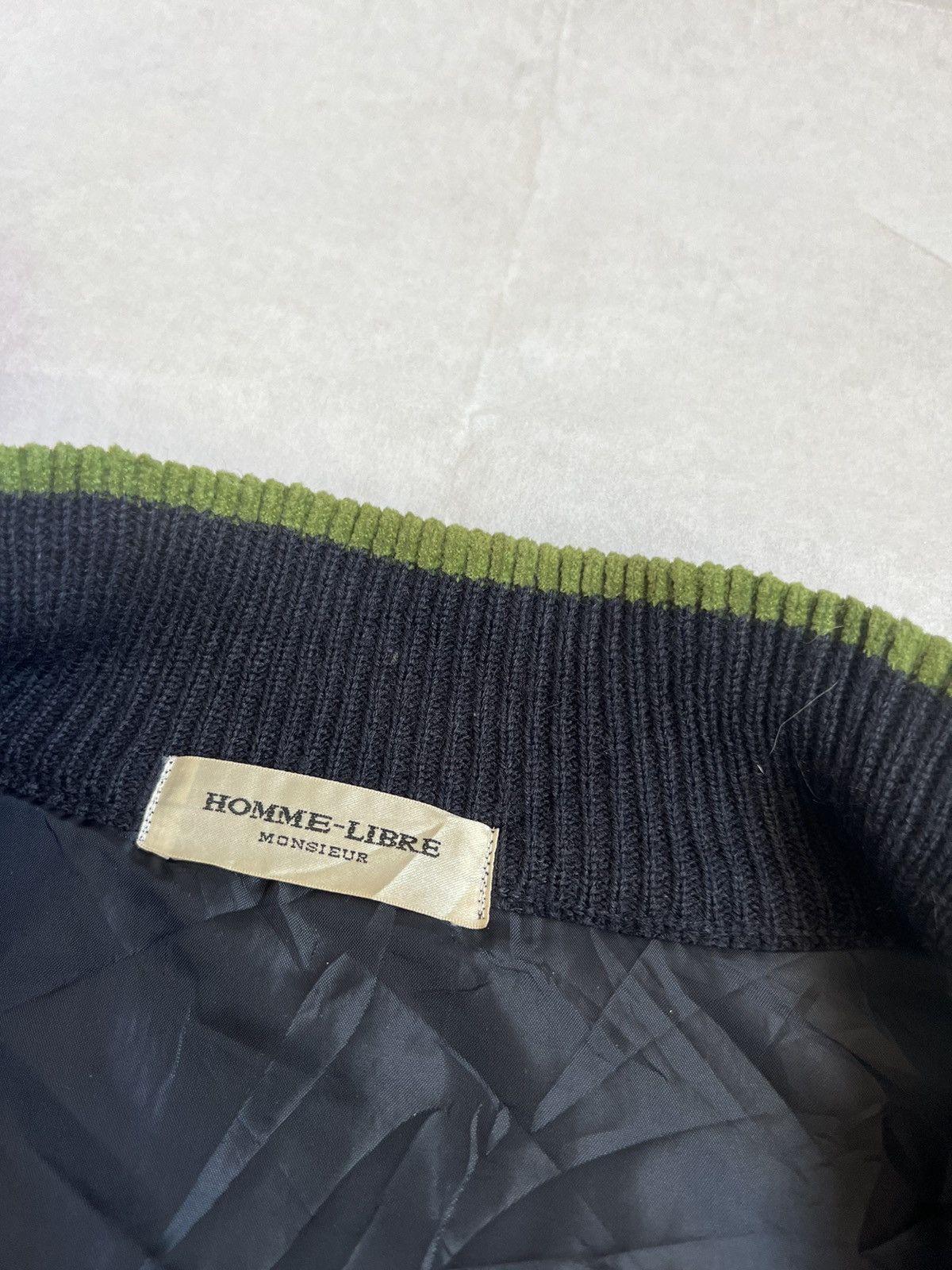 Japanese Brand Wool Homme Libre Monsieur Fit Out Sweater Size US L / EU 52-54 / 3 - 6 Thumbnail