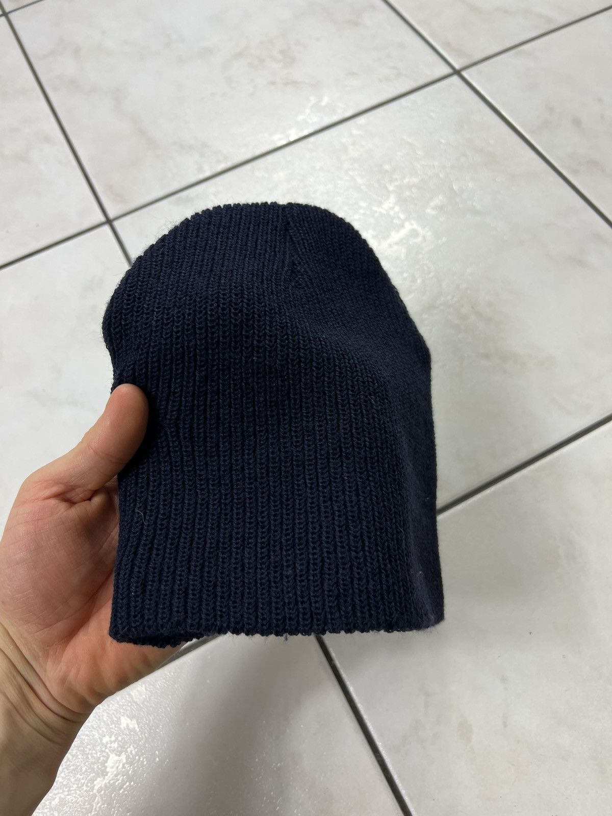 Supreme Supreme OG basic beanie navy knitted small logo hat cap Size ONE SIZE - 9 Thumbnail