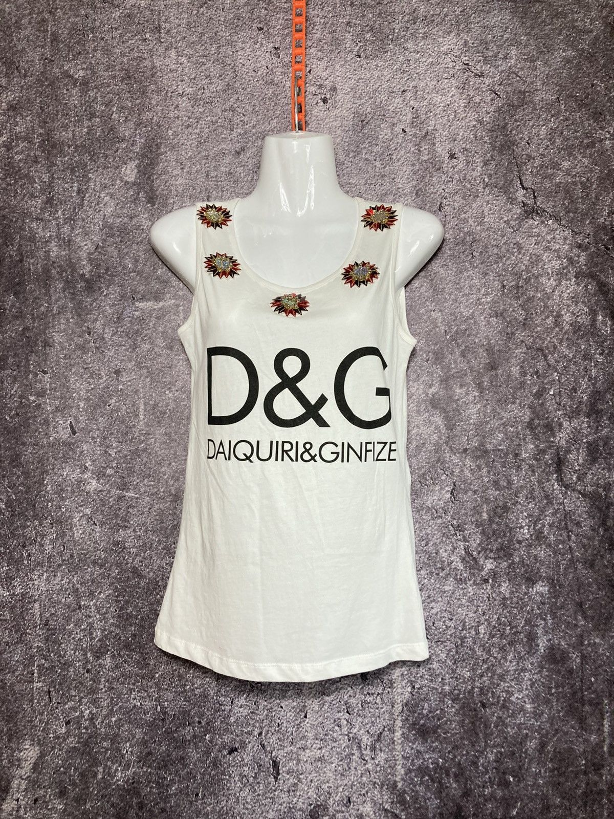 Dolce & Gabbana Dolce & Gabbana Daiquiri Ginfize Tank Top Women’s Size 36 Size S / US 4 / IT 40 - 1 Thumbnail