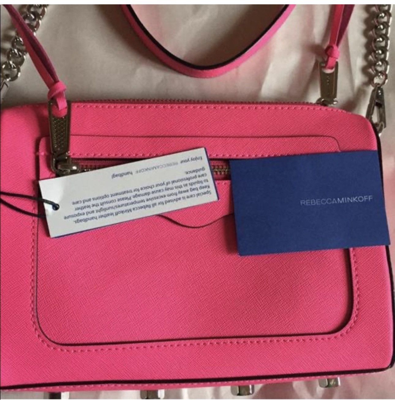Rebecca Minkoff Rebecca Minkoff O Vibrant/Neon Pink Size ONE SIZE - 4 Thumbnail