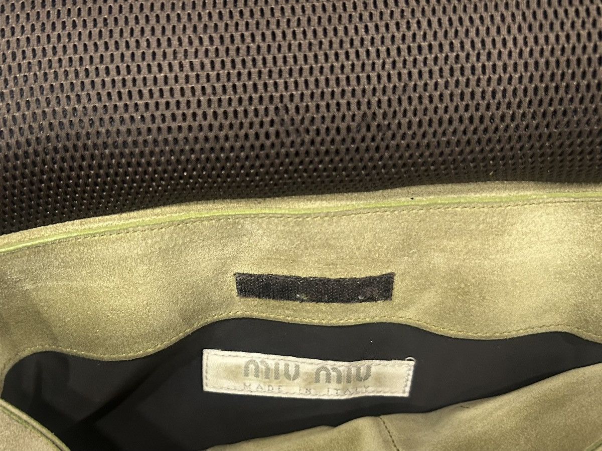 Miu Miu Miu Miu Sling/Shoulder Bag (- Nylon & Suede - SS1999) Size ONE SIZE - 6 Thumbnail
