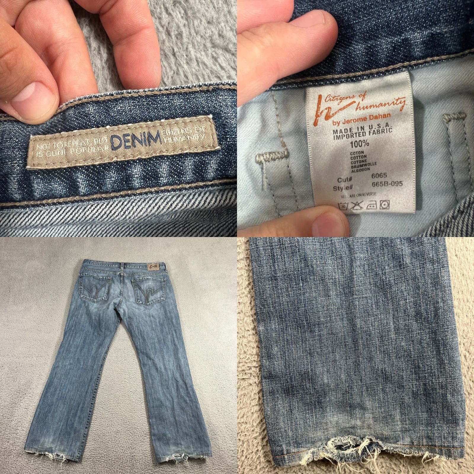 Citizens Of Humanity VINTAGE Citizens of Humanity Jeans Jagger Bootcut Men 36x29 Blue Denim Size US 36 / EU 52 - 8 Thumbnail