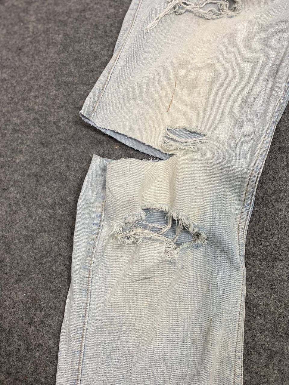 Hollister hollister skinny jeans distressed damage denim Size US 33 - 10 Thumbnail