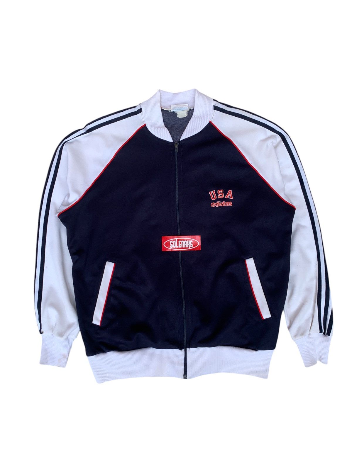 Adidas × Vintage Vintage adidas USA jacket rare Size US M / EU 48-50 / 2 - 1 Thumbnail