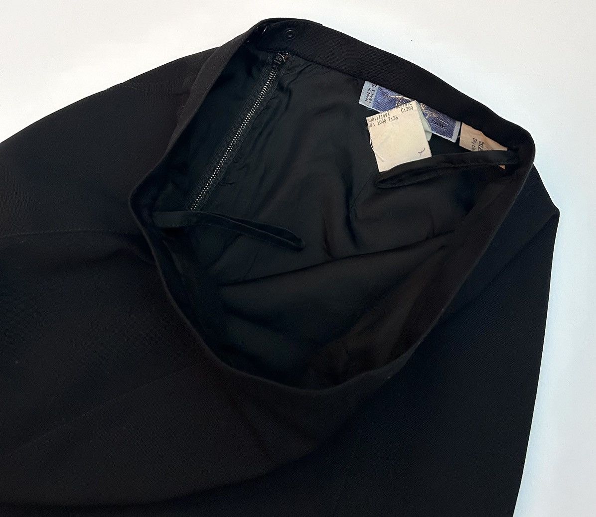 Mugler × Thierry Mugler × Vintage Vintage 80’s Thierry Mugler Midi Pencil Skirt Made In France Size 26" / US 2 / IT 38 - 4 Thumbnail