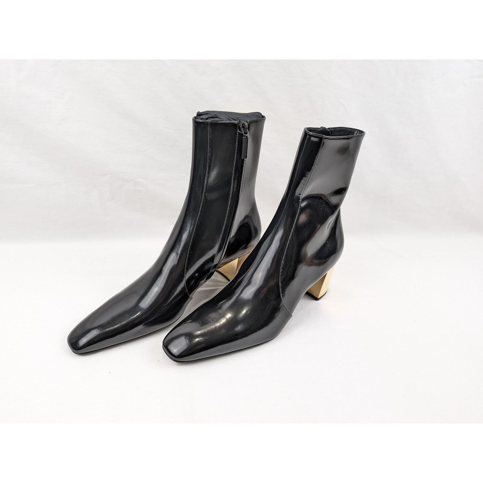 Saint Laurent Paris o1rshd1 Q:4 / XIV 70 Zipped Boots in Nero 42 Size US 9 / EU 42 - 16 Thumbnail