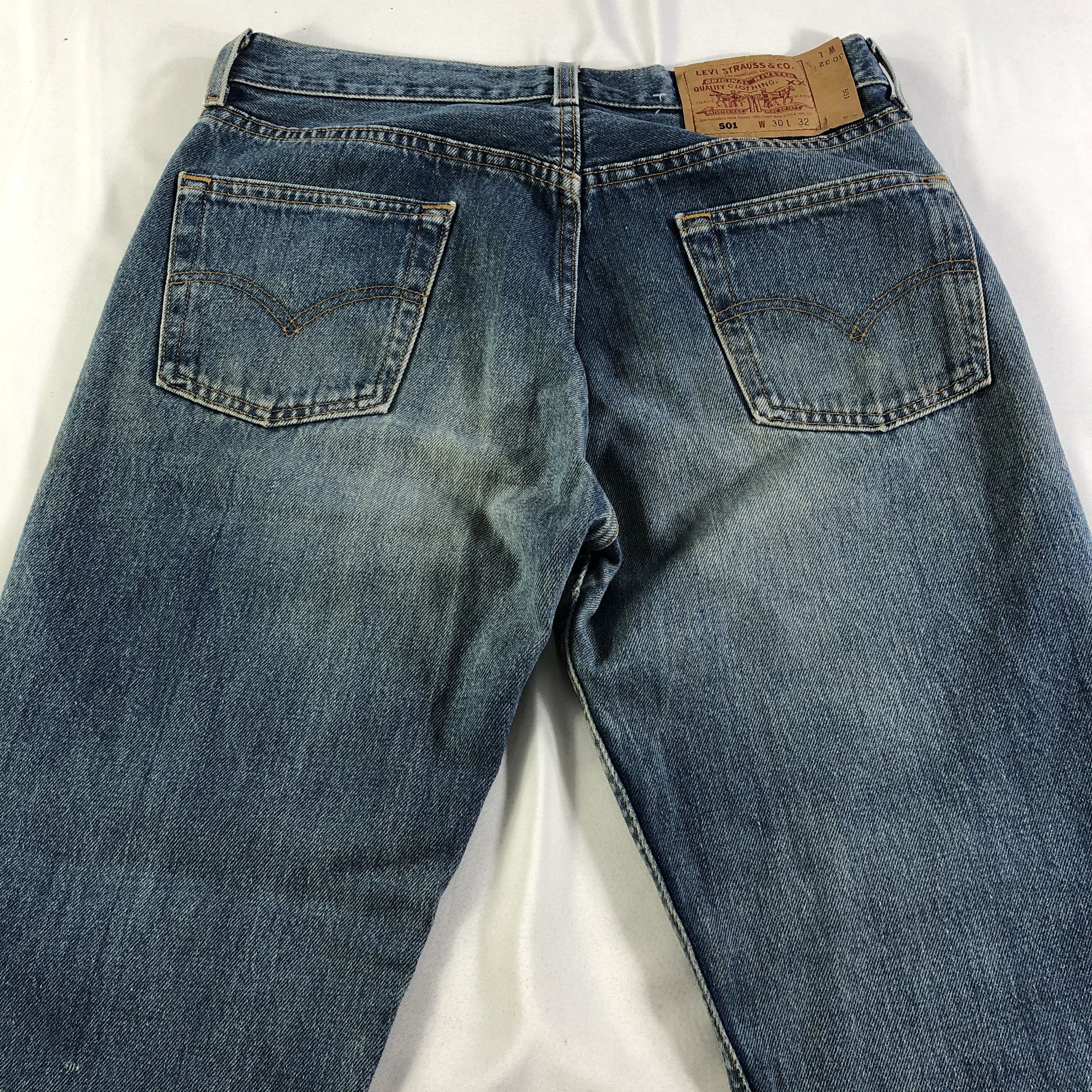 Levi's Vintage 90s Levis 501 Jeans-JM3727 Size US 31 - 5 Thumbnail