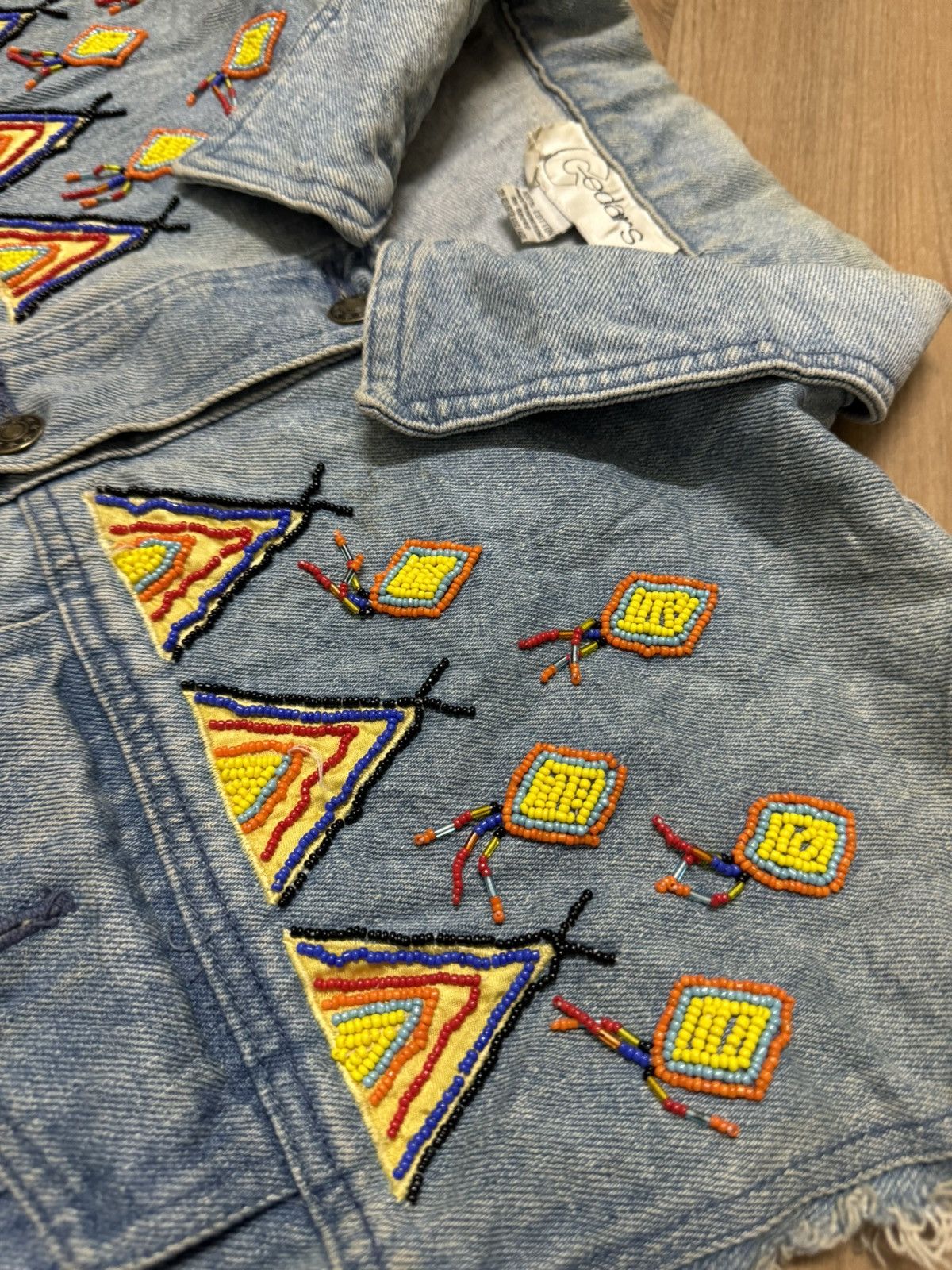 Other VINTAGE CRAFTED NAVAJO STYLE SLEEVELESS DENI Size US L / EU 52-54 / 3 - 2 Thumbnail
