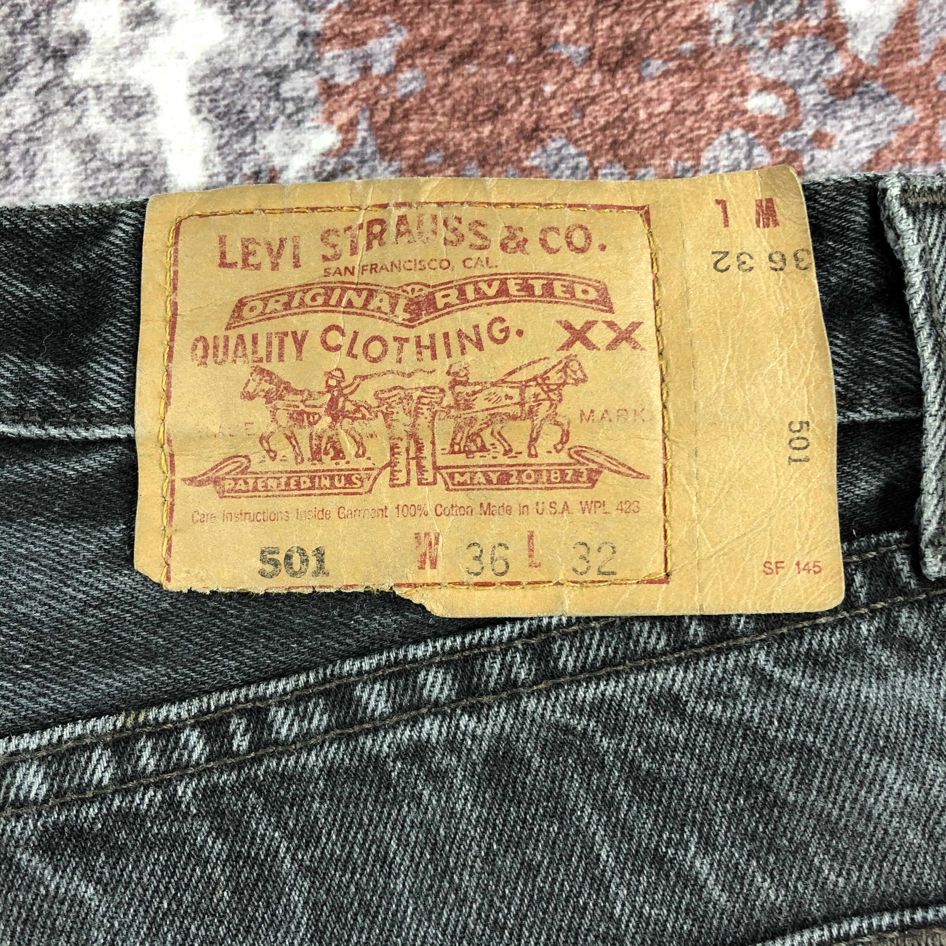 Levi's × Vintage Vintage 90s Levis 501 Earth Tone Jeans-JM2367 Size US 36 / EU 52 - 7 Thumbnail