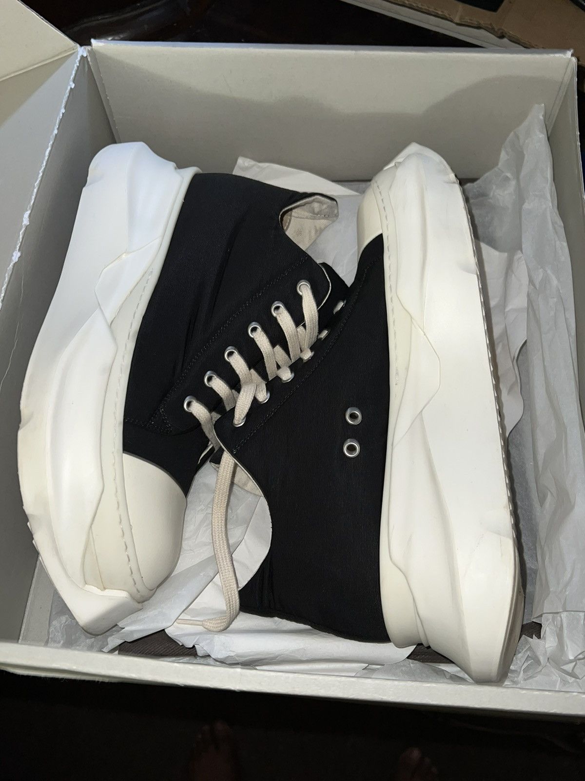 Rick Owens Drkshdw Rick Owens Drkshdw Abstract Ramones Low Black