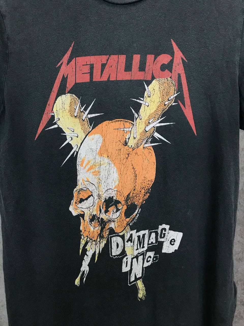 Band Tees × Metallica Metallica skull rock band cult vintage distressed tee Size US S / EU 44-46 / 1 - 3 Thumbnail