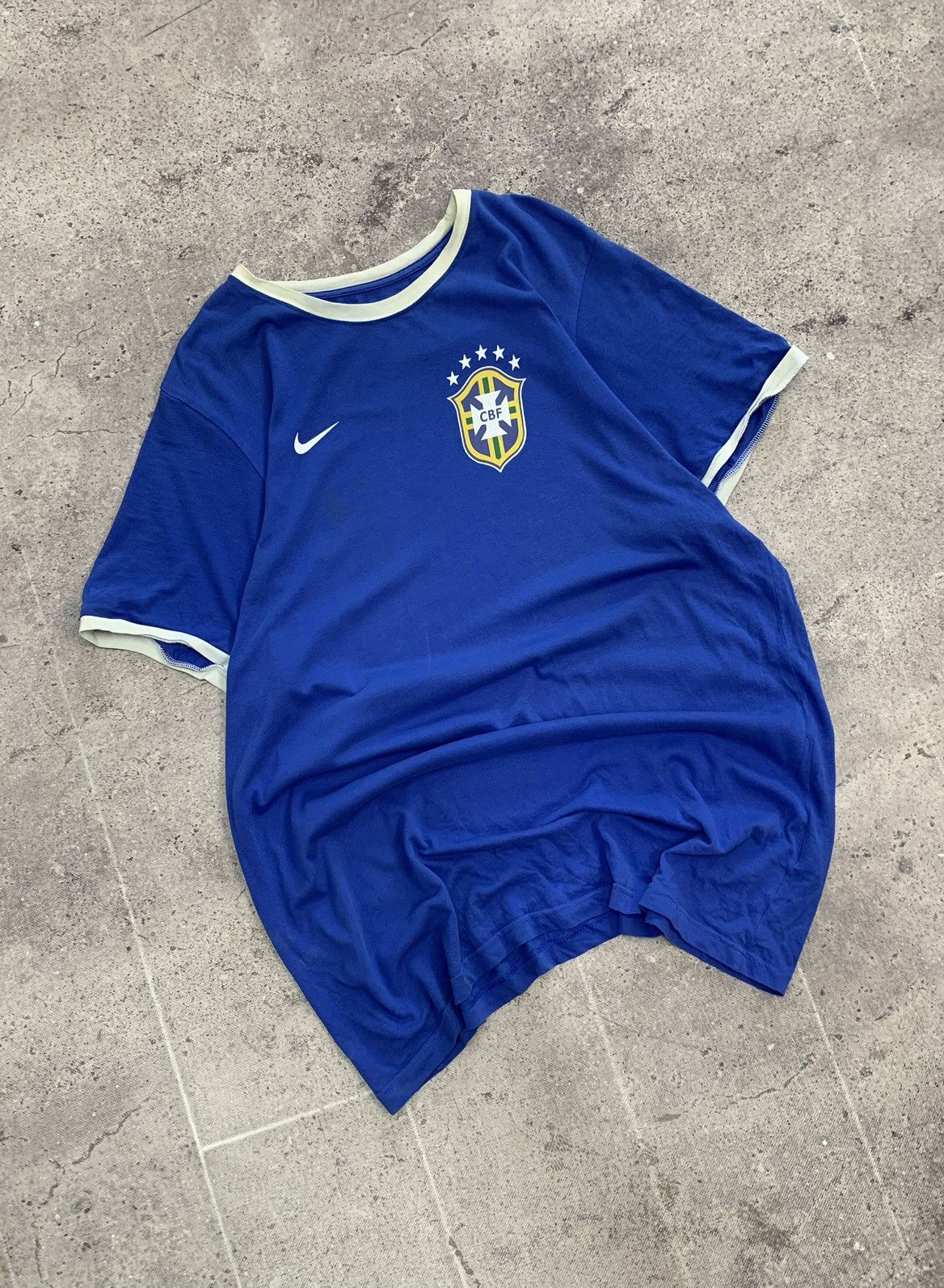 Nike × Vintage Vintage Y2K Blockcore Nike Brazil 1998-2000 soccer jersey Size US XXL / EU 58 / 5 - 3 Thumbnail