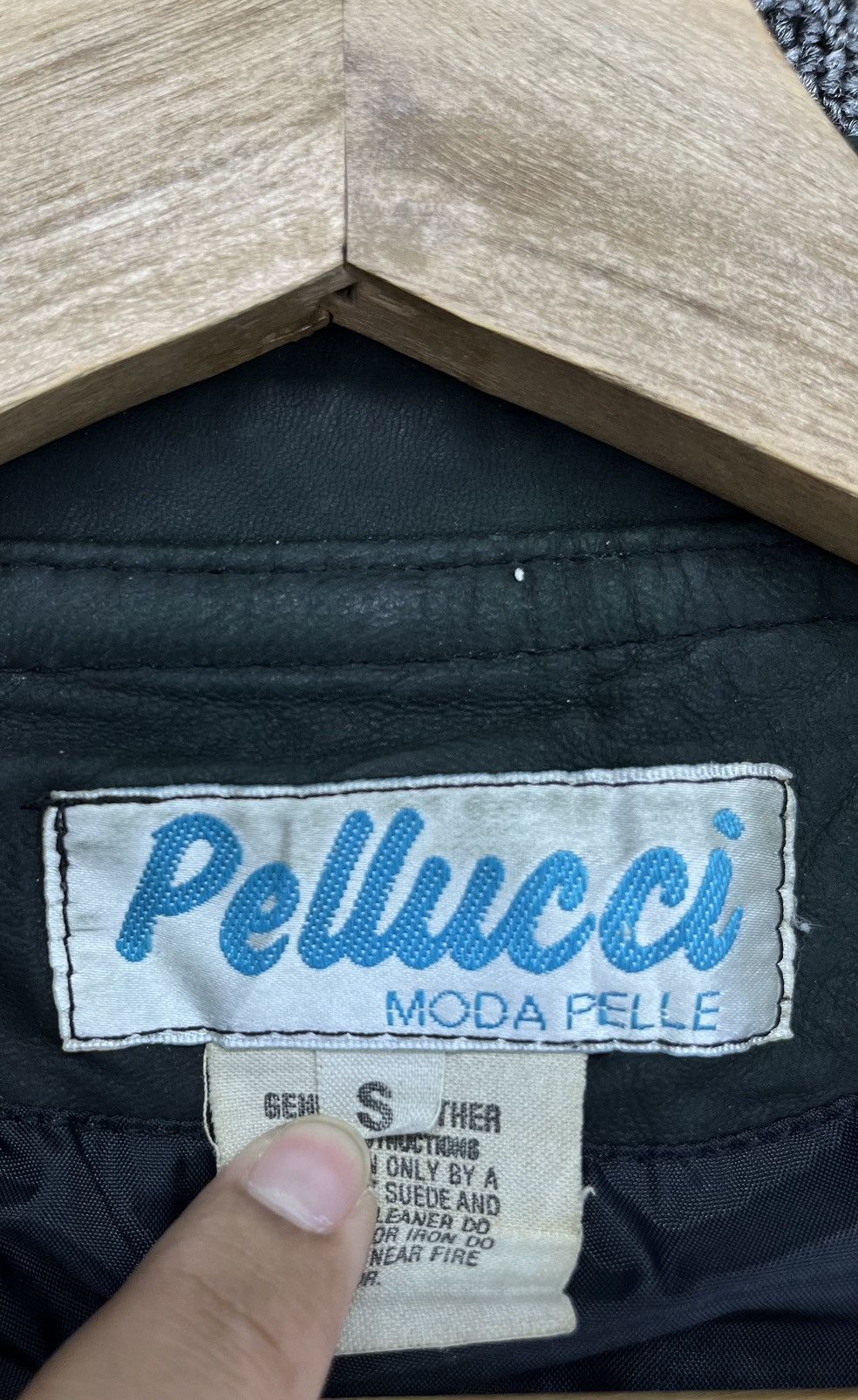 Leather Vintage Pellucci Leather Vest Size US S / EU 44-46 / 1 - 5 Thumbnail