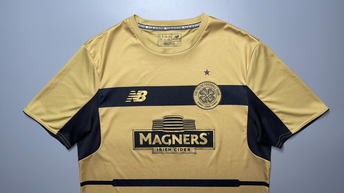 New Balance CELTIC NEW BALANCE 2016/2017 FOOTBALL SOCCER TRAINING JERSEY Size US M / EU 48-50 / 2 - 2 Thumbnail