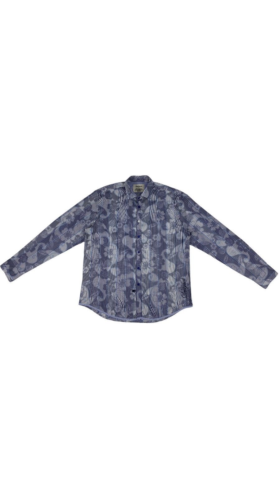 Desigual 🔥LASTDROP🔥 Desigual Striped Flowers Etro Design Style Shirt Size US XL / EU 56 / 4 - 3 Thumbnail