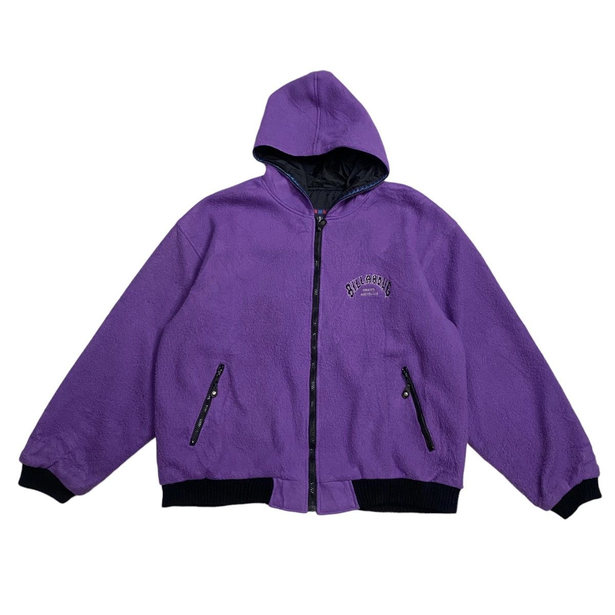 Billabong × Vintage Billabong 90s Fleece zipper hoodie Size US L / EU 52-54 / 3 - 5 Thumbnail