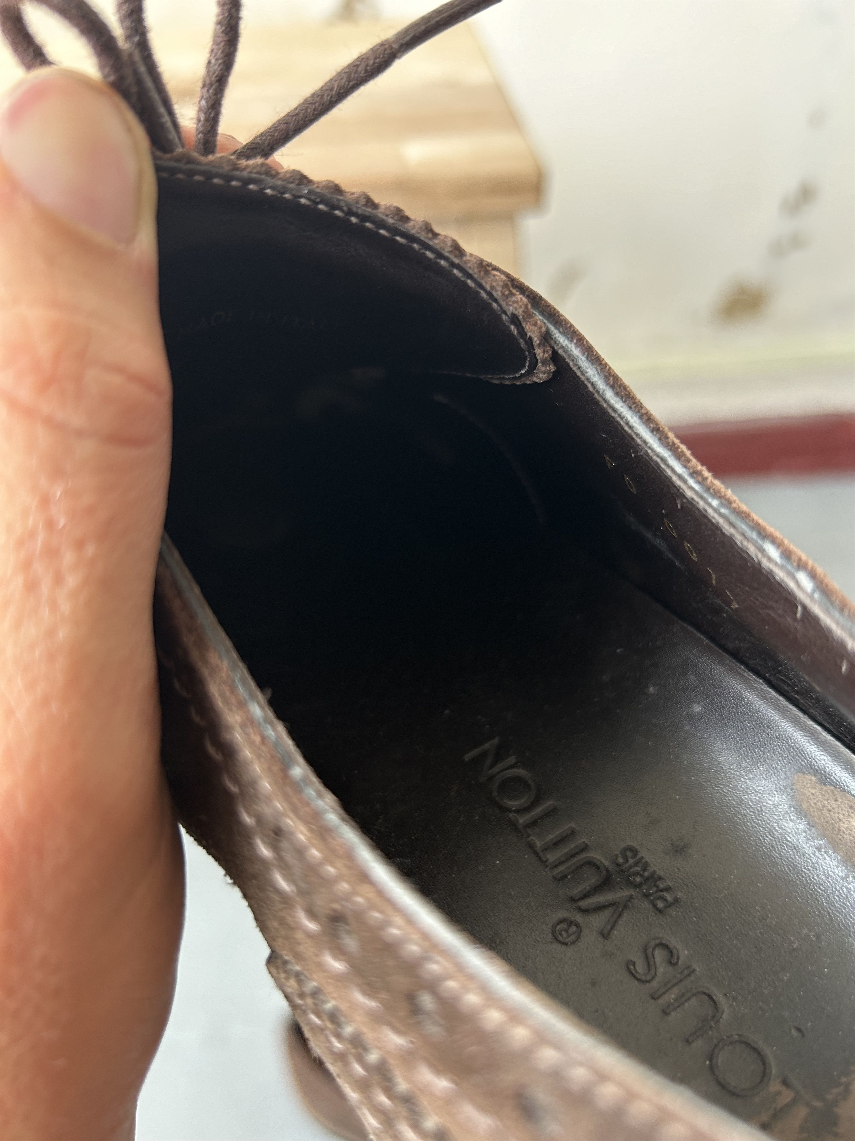 Louis Vuitton Louis Vuitton Suede Loafers With Logo Size US 9 / EU 42 - 8 Thumbnail