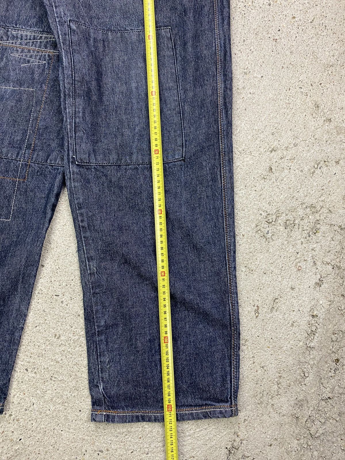Fubu Fubu platinum raw denim jeans jnco southpole hip hop baggy Size US 34 / EU 50 - 23 Thumbnail