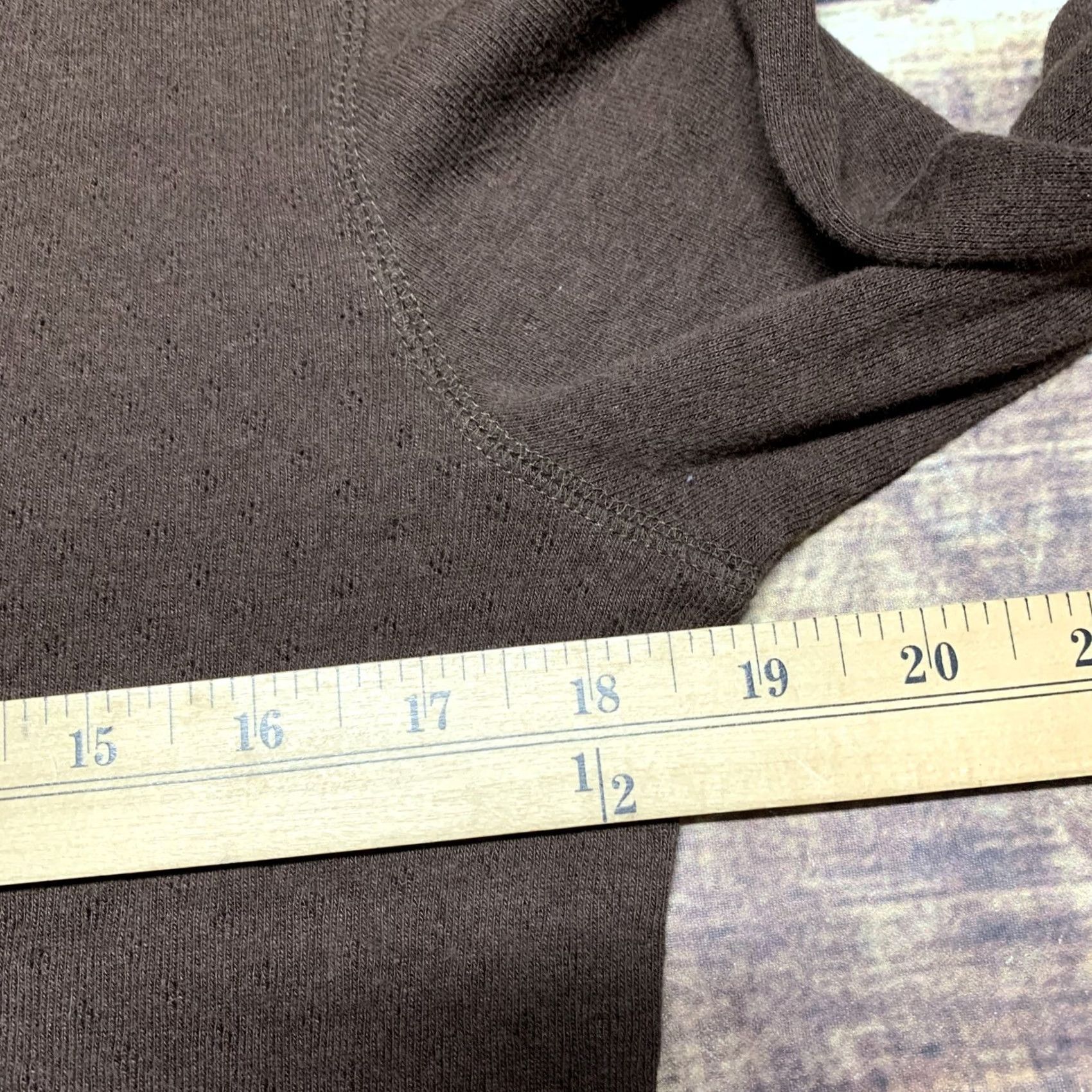 The North Face The North Face Shirt Top Womens Large Brown Knitted V-Neck Long Sleeve Pullover Size L / US 10 / IT 46 - 7 Thumbnail